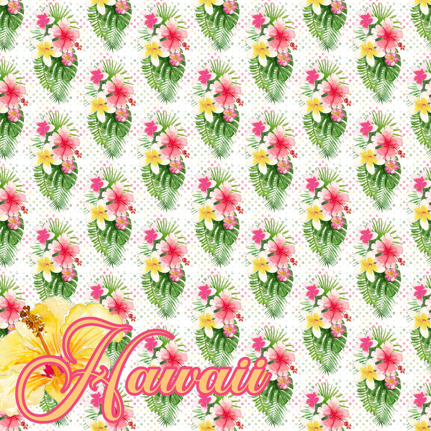 Aloha, Hawaii Collection Hawaii 12 x 12 Double-Sided Scrapbook Paper - 15 Pack