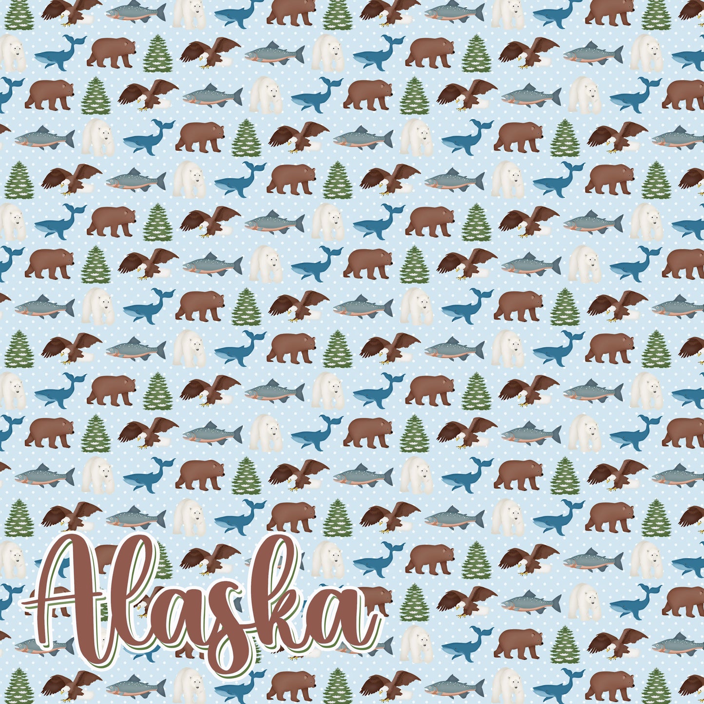 Alaska Collection Alaska 12 x 12 Double-Sided Scrapbook Paper by SSC Designs - 15 Pack