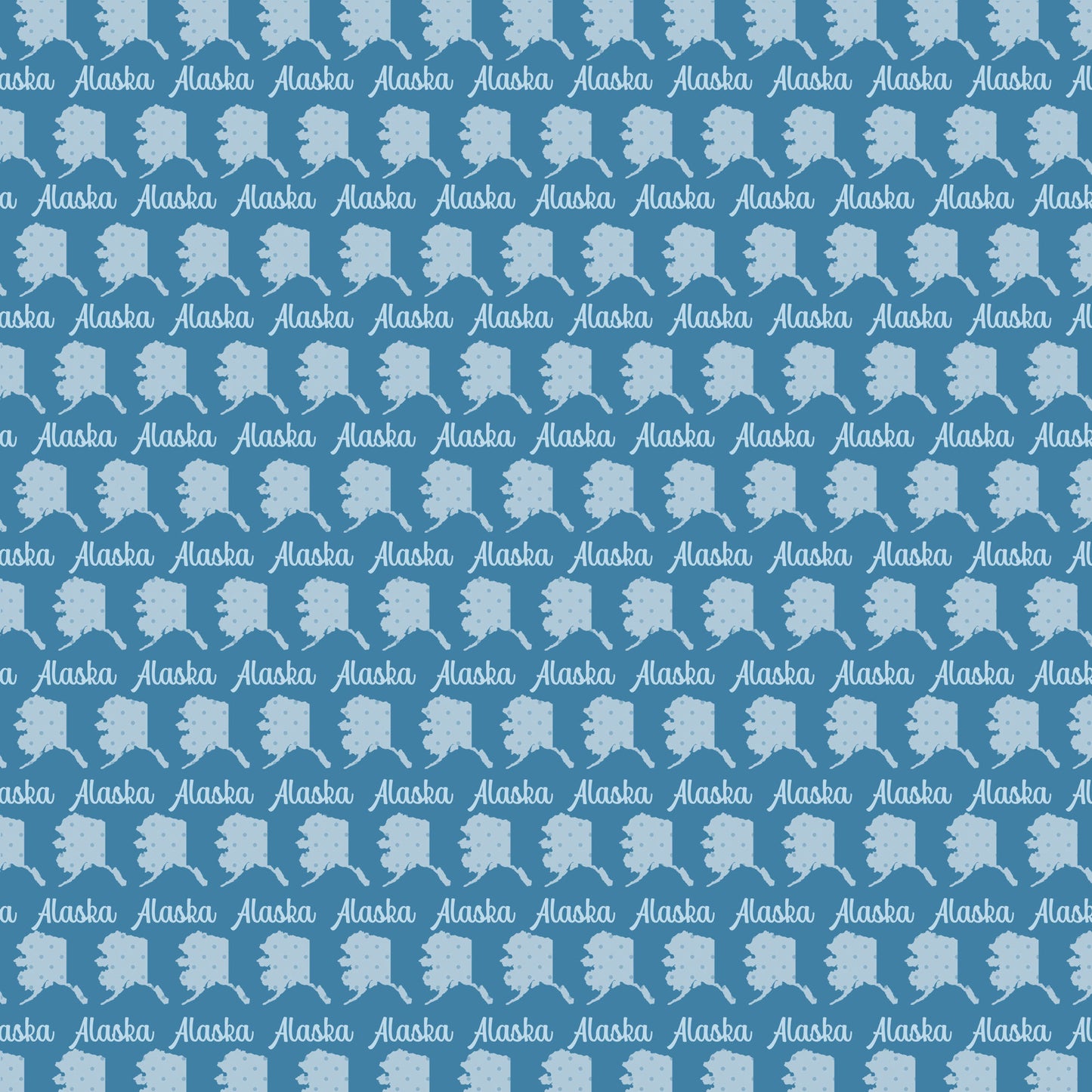 Alaska Collection Alaska State Shape 12 x 12 Double-Sided Scrapbook Paper by SSC Designs - 15 Pack