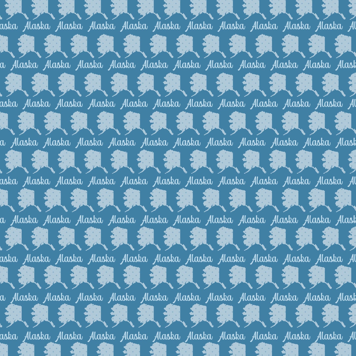 Alaska Collection Alaska State Shape 12 x 12 Double-Sided Scrapbook Paper by SSC Designs
