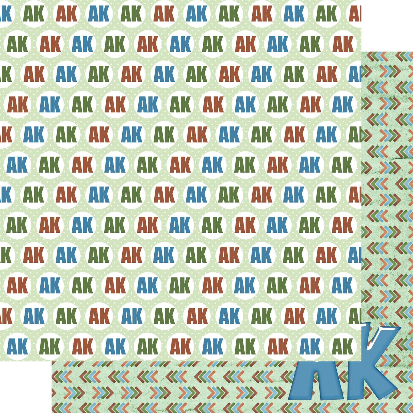 Alaska Collection Alaska Arrows 12 x 12 Double-Sided Scrapbook Paper by SSC Designs - 15 Pack