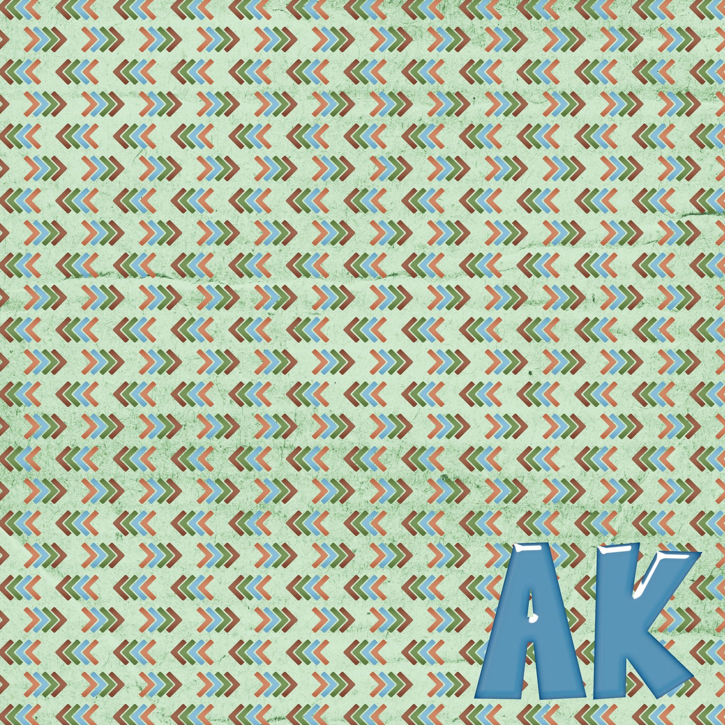 Alaska Collection Alaska Arrows 12 x 12 Double-Sided Scrapbook Paper by SSC Designs - 15 Pack