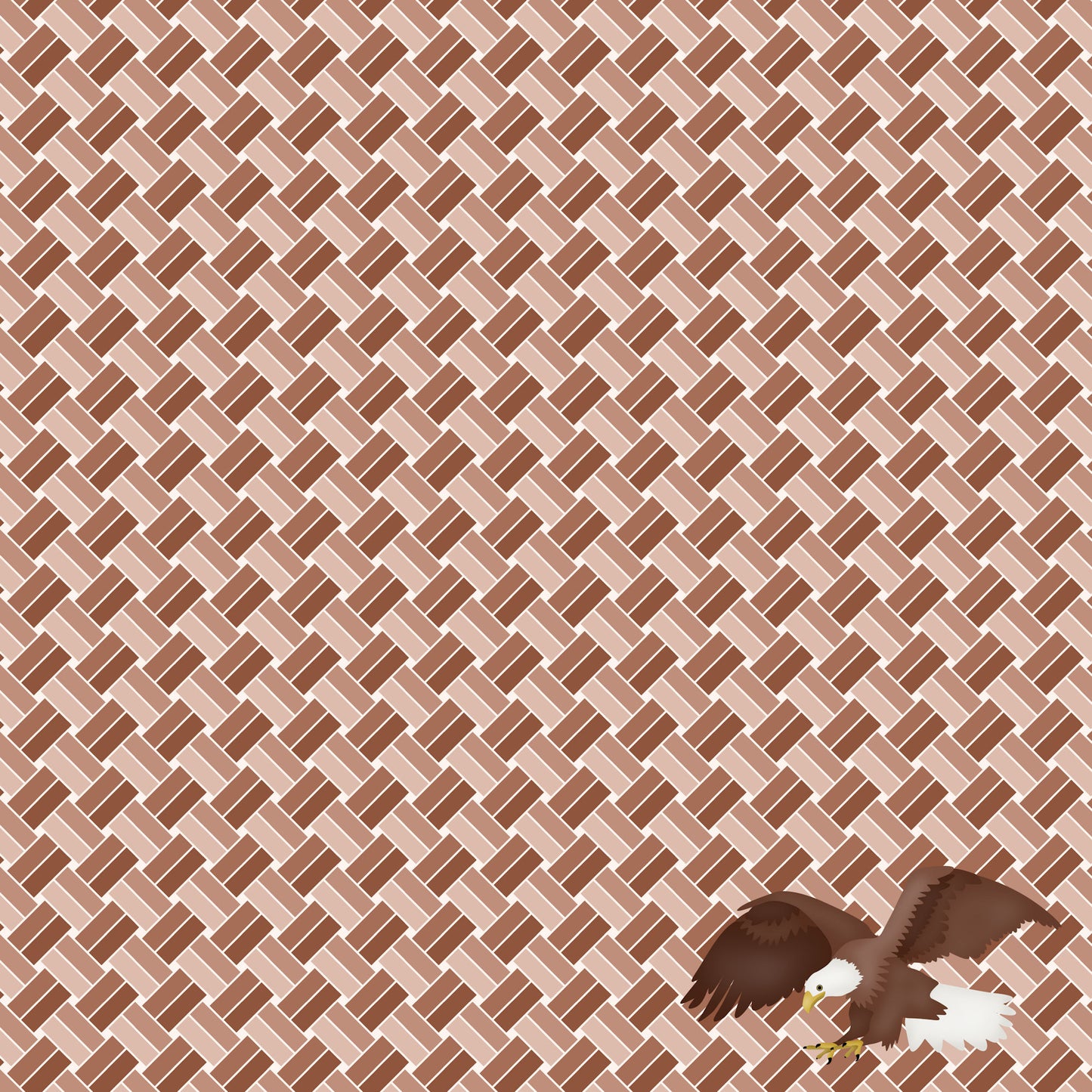 Alaska Collection Bald Eagle 12 x 12 Double-Sided Scrapbook Paper by SSC Designs - 15 Pack