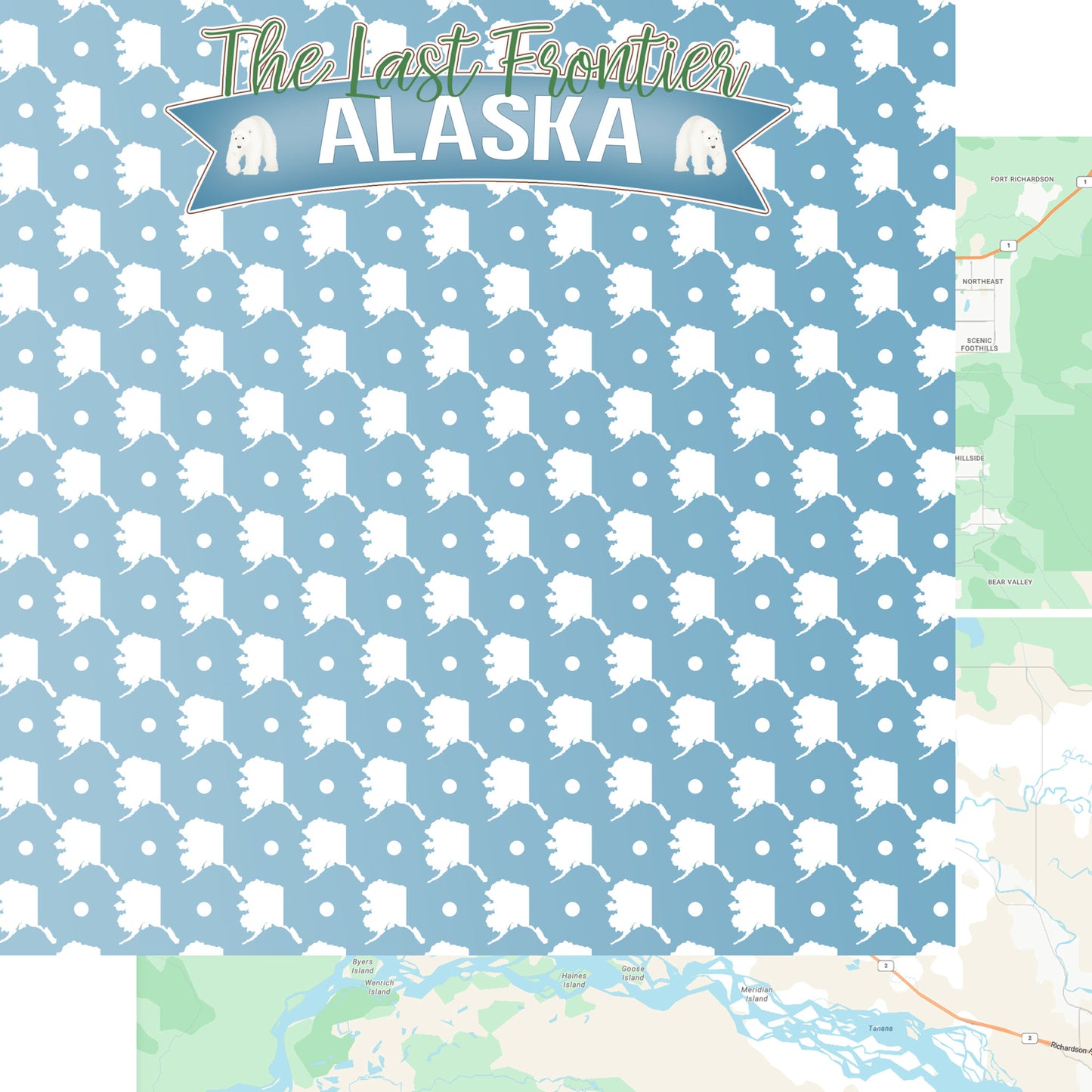 Alaska Collection The Last Frontier 12 x 12 Double-Sided Scrapbook Paper by SSC Designs - 15 Pack