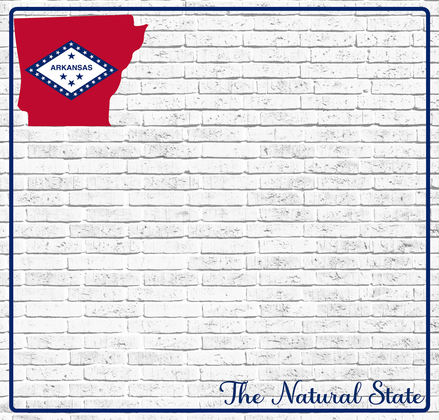Fifty States Collection Arkansas 12 x 12 Double-Sided Scrapbook Paper by SSC Designs - 15 Pack