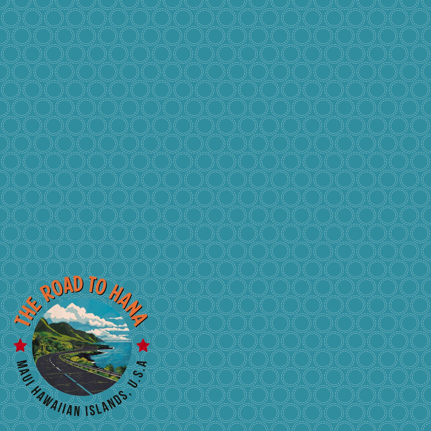 Beach Party Collection The Road To Hana, Maui, Hawaii 12 x 12 Double-Sided Scrapbook Paper by SSC Designs - 15 Pack