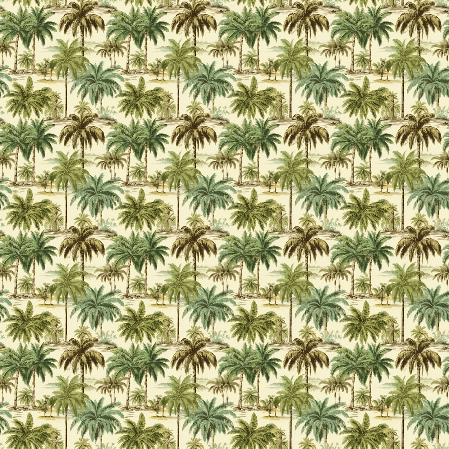 Beach Party Collection Palm Trees 12 x 12 Double-Sided Scrapbook Paper by SSC Designs - 15 Pack