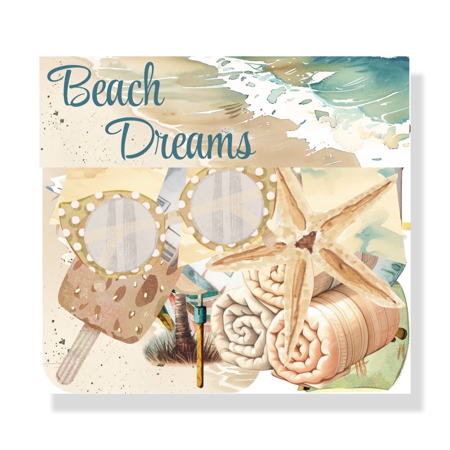 Beach Dreams 12 x 12 Scrapbook Paper & Embellishment Kit by SSC Designs - 3 Kits