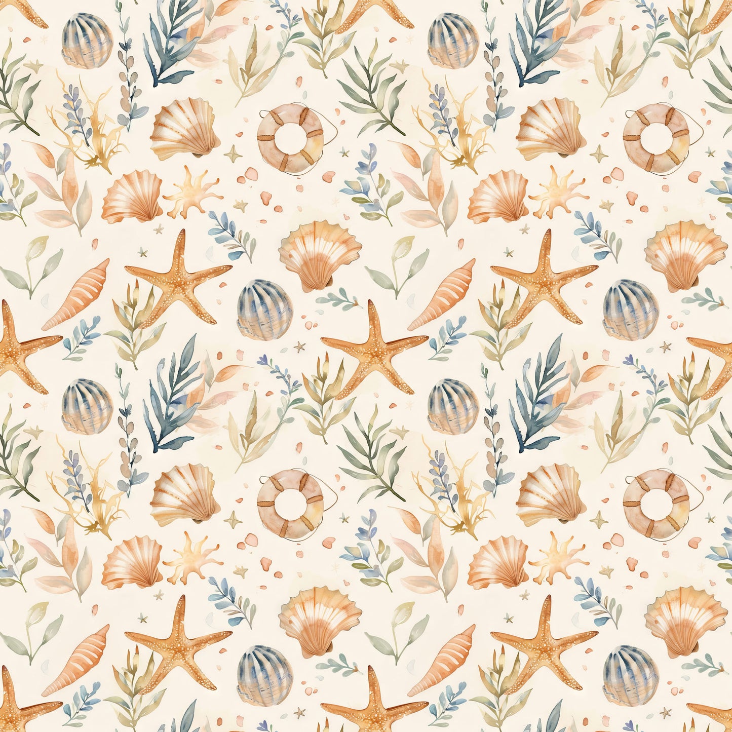 Beach Dreams Collection Sandcastles 12 x 12 Double-Sided Scrapbook Paper by SSC Designs - 15 Pack