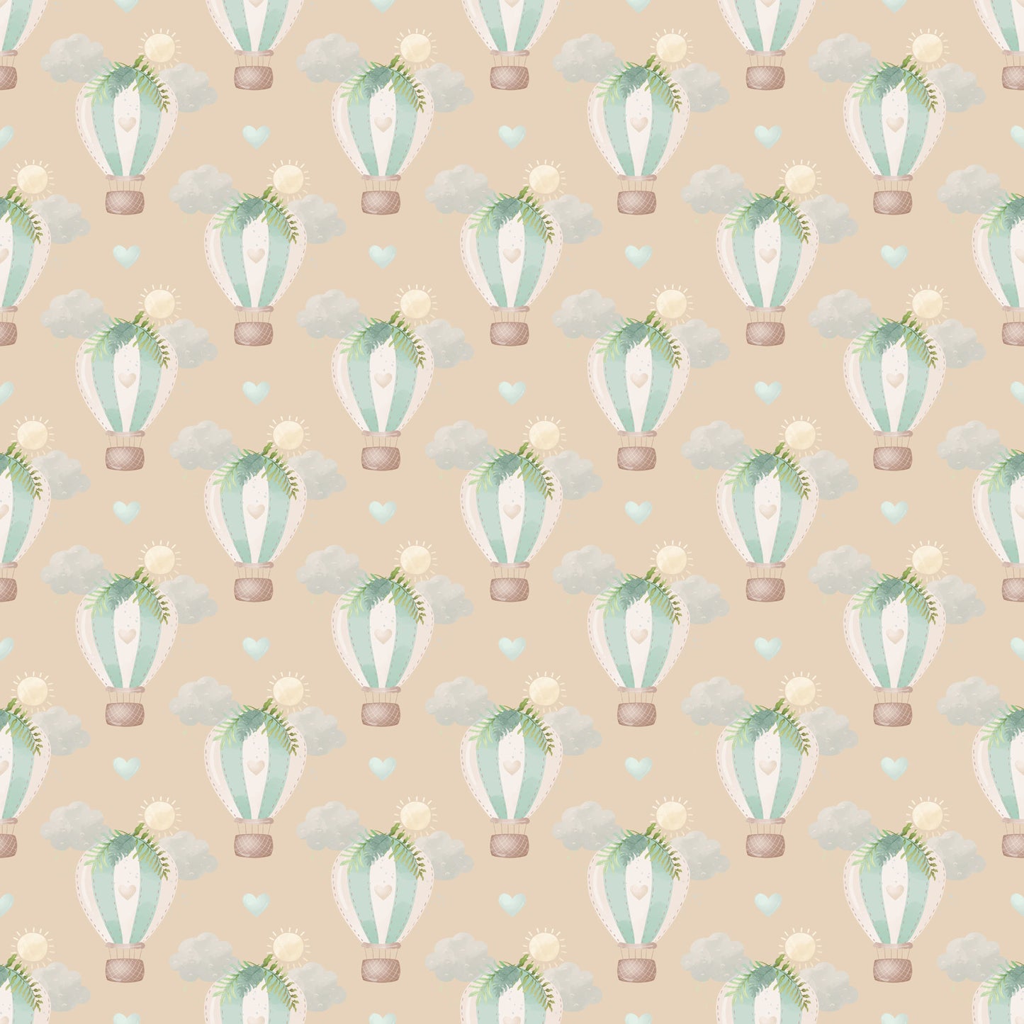 Baby Elephants Collection Up & Away 12 x 12 Double-Sided Scrapbook Paper - 15 Pack