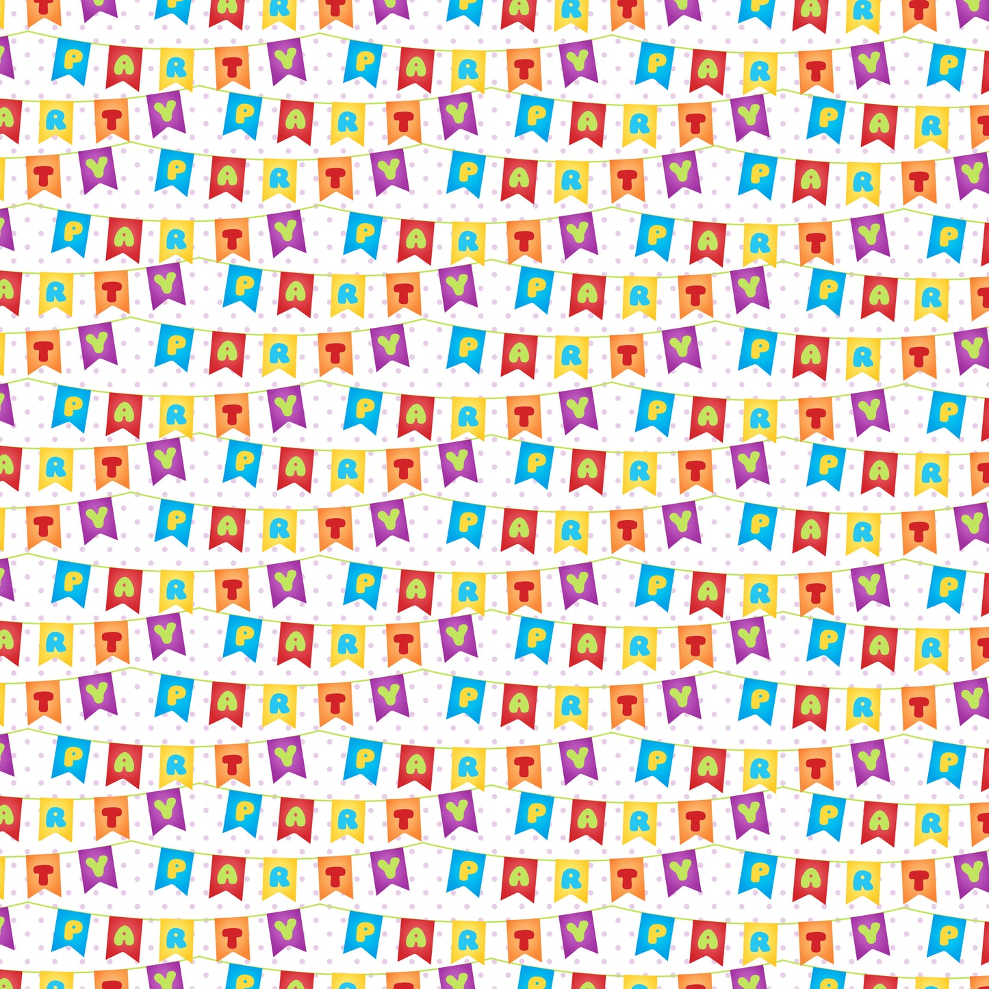 Bounce House Collection Party Flags 12 x 12 Double-Sided Scrapbook Paper - 15 Pack