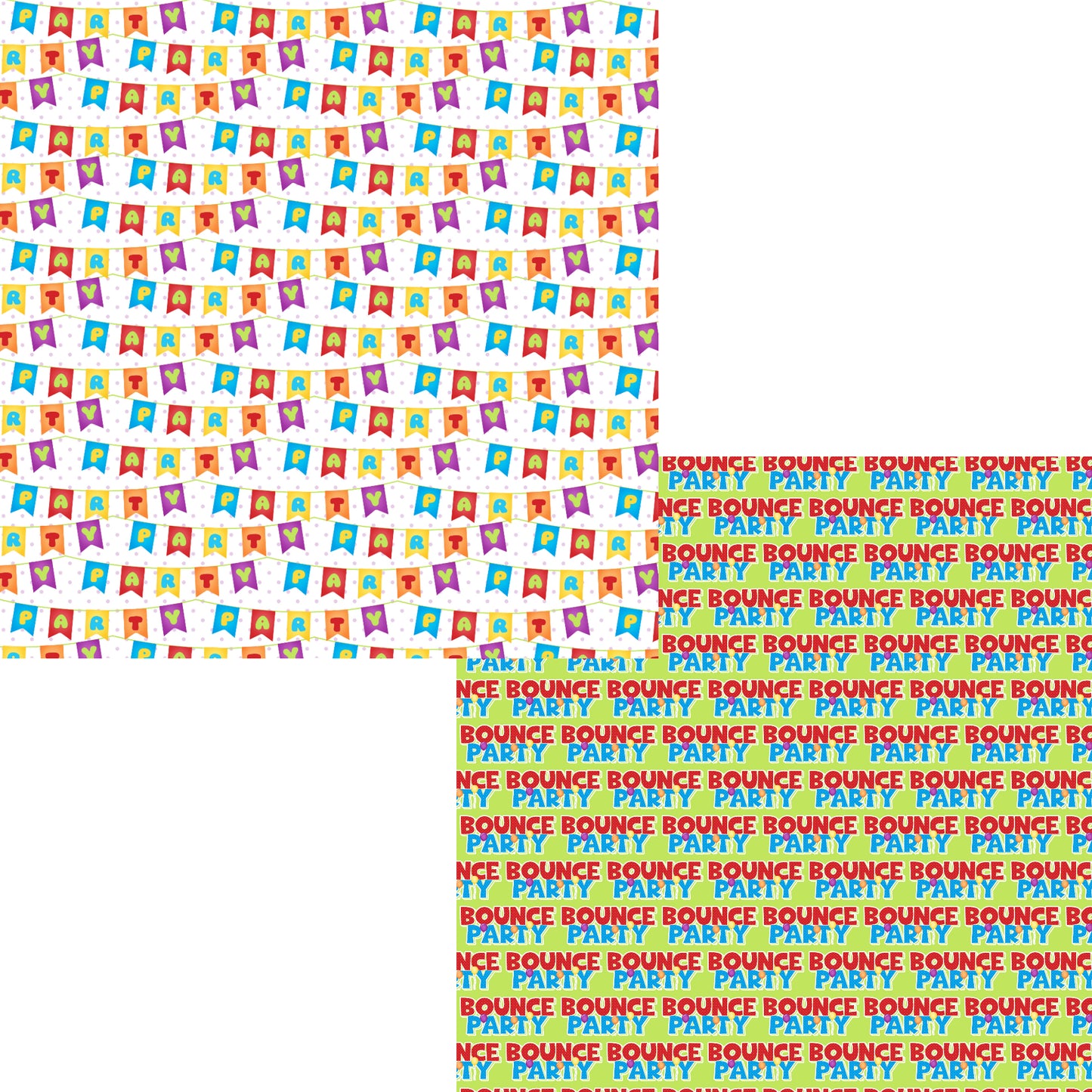 Bounce House Collection 12 x 12 Scrapbook Paper & Embellishment Kit by SSC Designs - 3 Kits