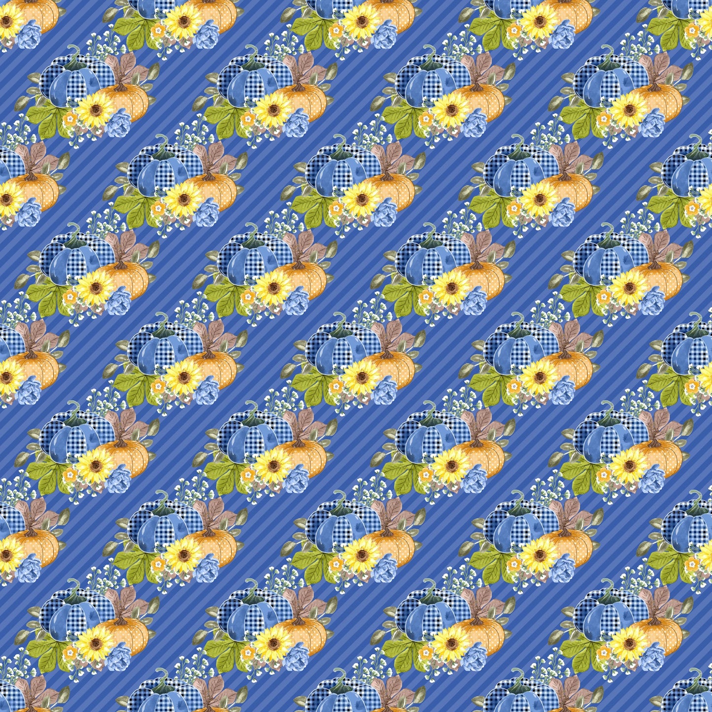 Bumblebee Fall Collection Busy Bee Pumpkins 12 x 12 Double-Sided Scrapbook Paper by SSC Designs