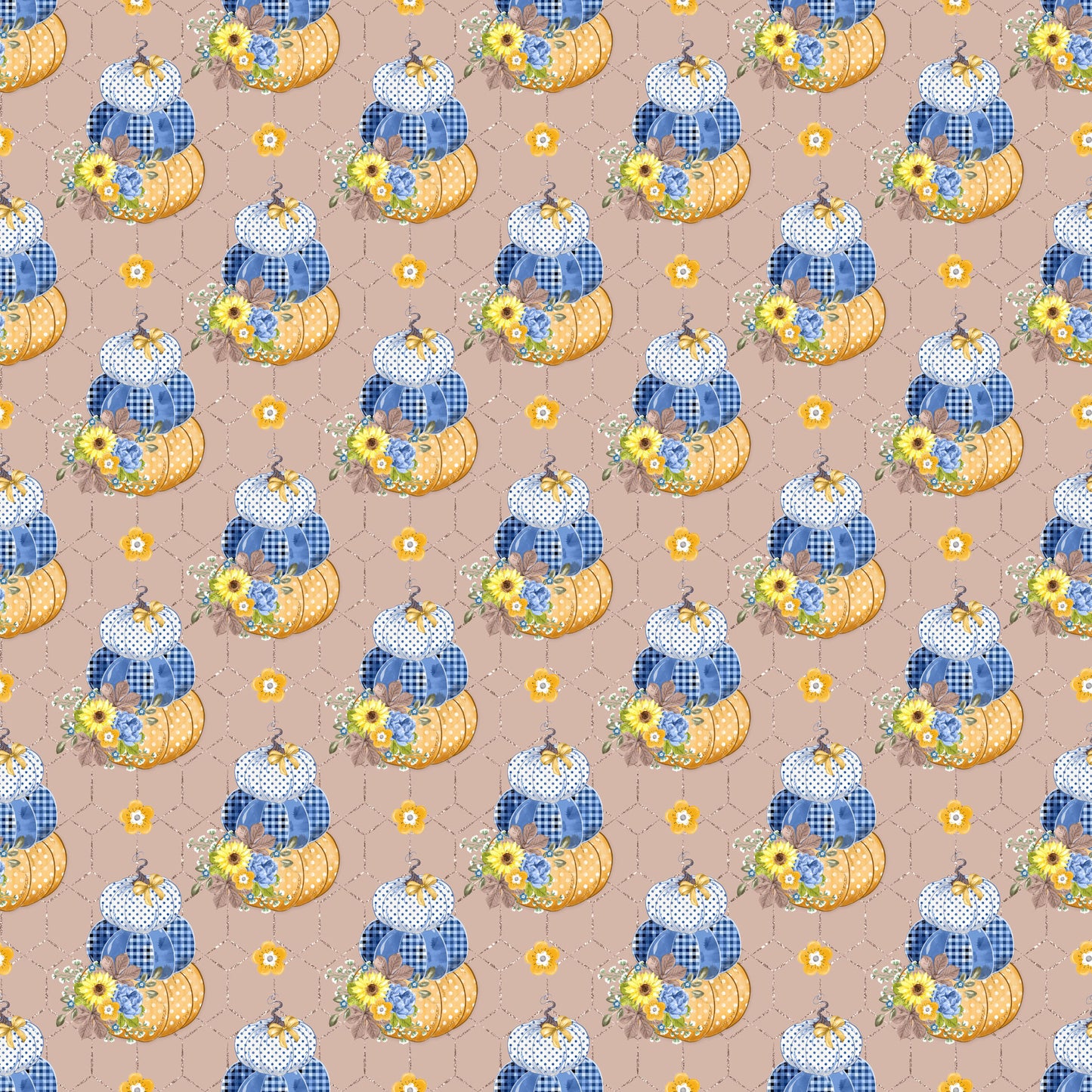 Bumblebee Fall Collection Pumpkin Patch 12 x 12 Double-Sided Scrapbook Paper by SSC Designs - 15 Pack