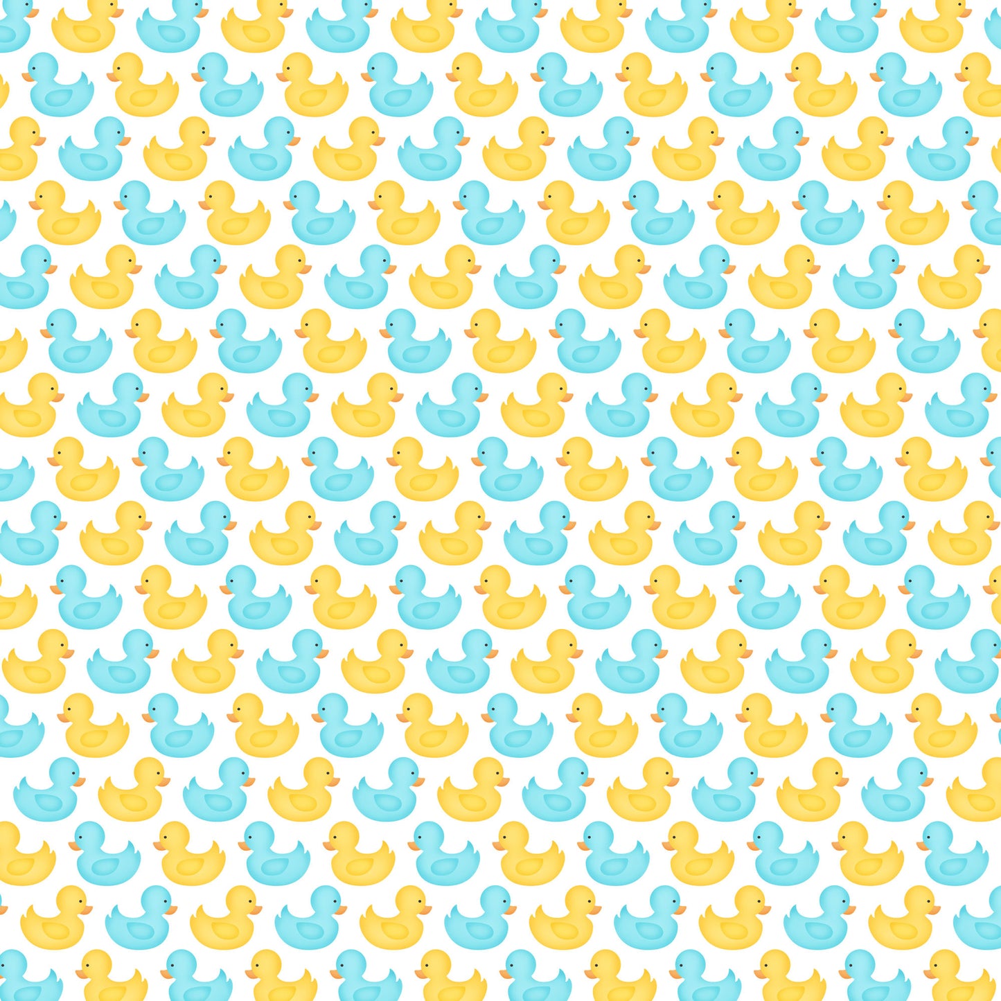 Bathtub Time Boy Collection Rubber Duckies 12 x 12 Double-Sided Scrapbook Paper - 15 Pack