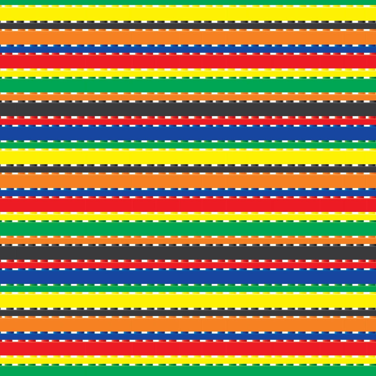 The Building Blocks Collection Multi-Color Blocks 12 x 12 Double-Sided Scrapbook Paper by SSC Designs