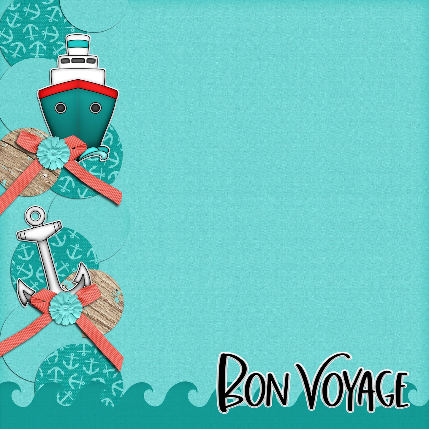 Bon Voyage Collection Bon Voyage 12 x 12 Double-Sided Scrapbook Paper by SSC Designs - 15 Pack