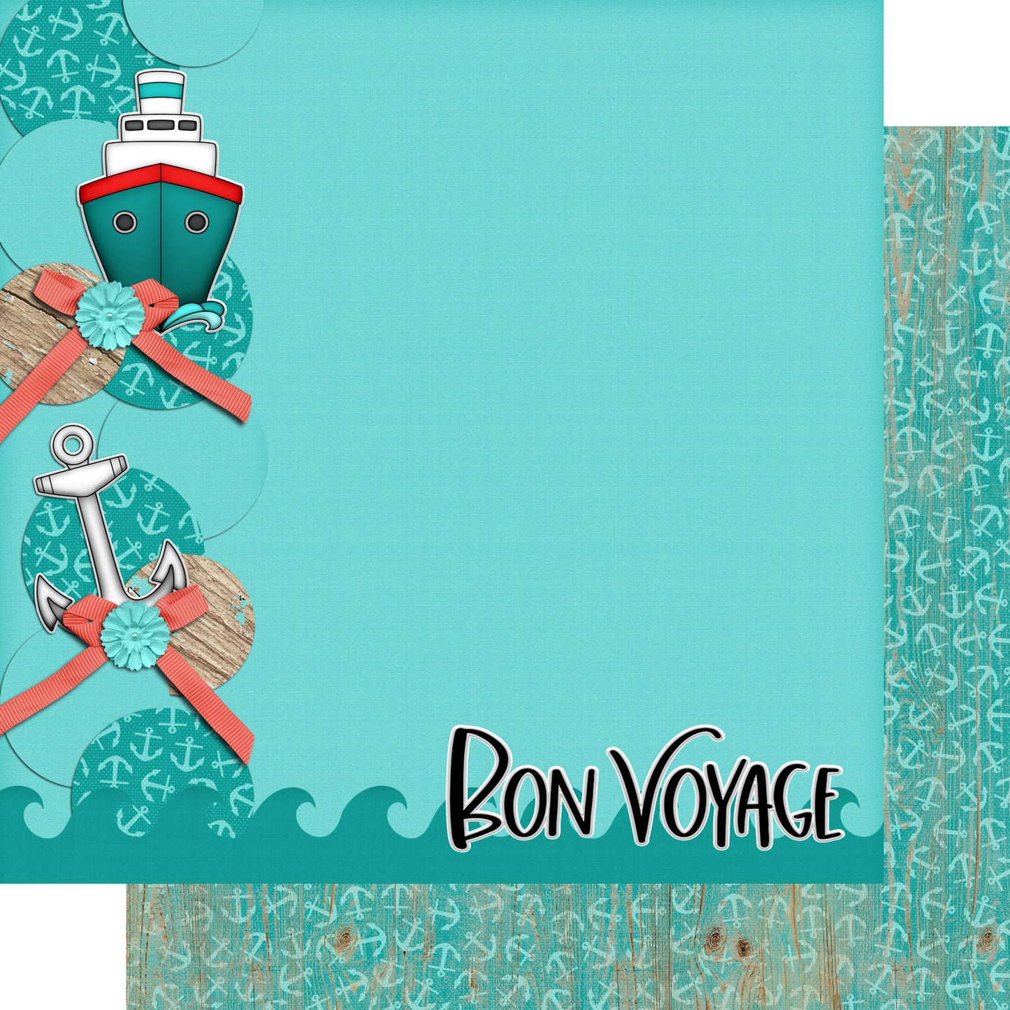 Bon Voyage 12 x 12 Scrapbook Paper & Embellishment Kit by SSC Designs - 3 Kits