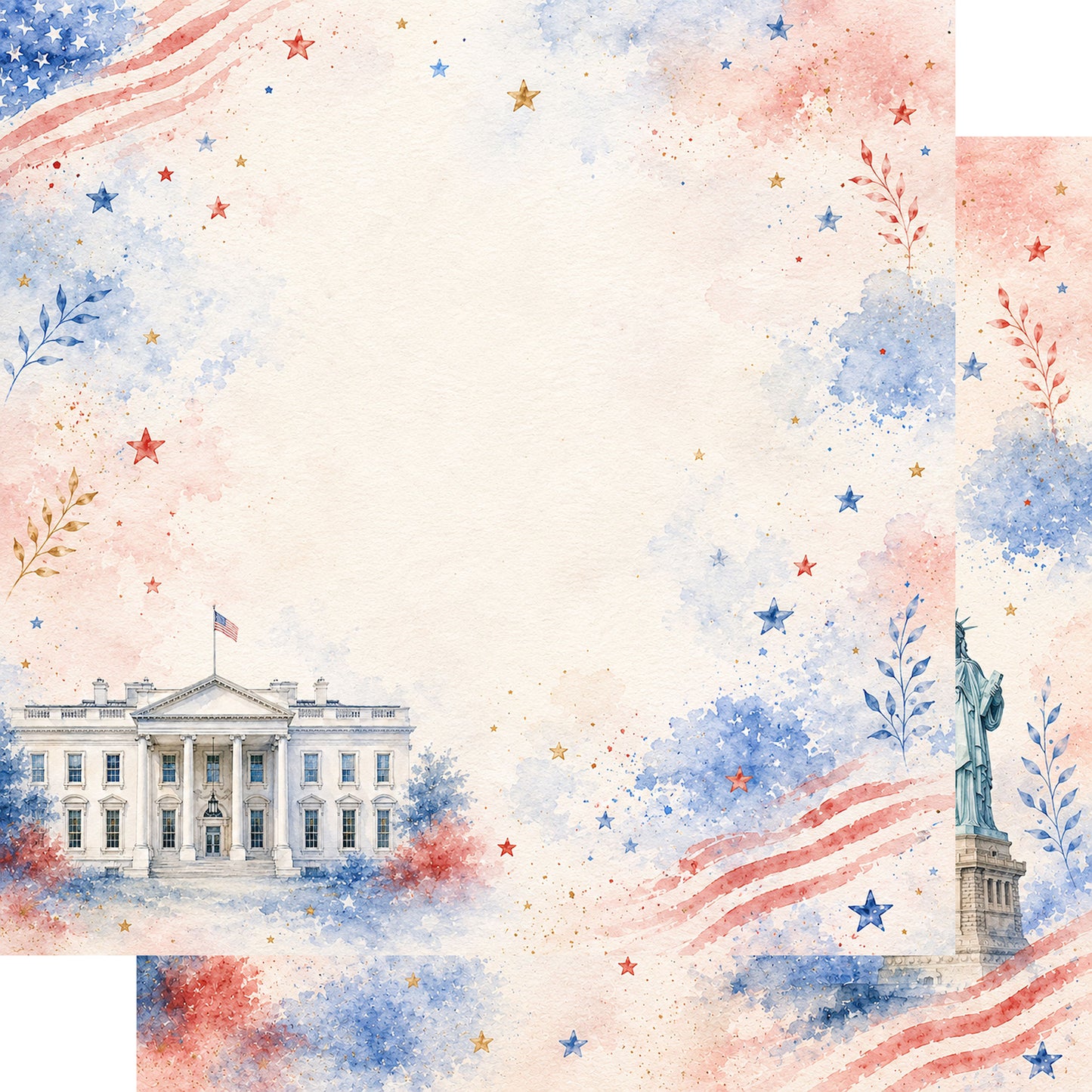 Celebrate America 12 x 12 Scrapbook Paper & Embellishment Kit by SSC Designs - 3 Kits