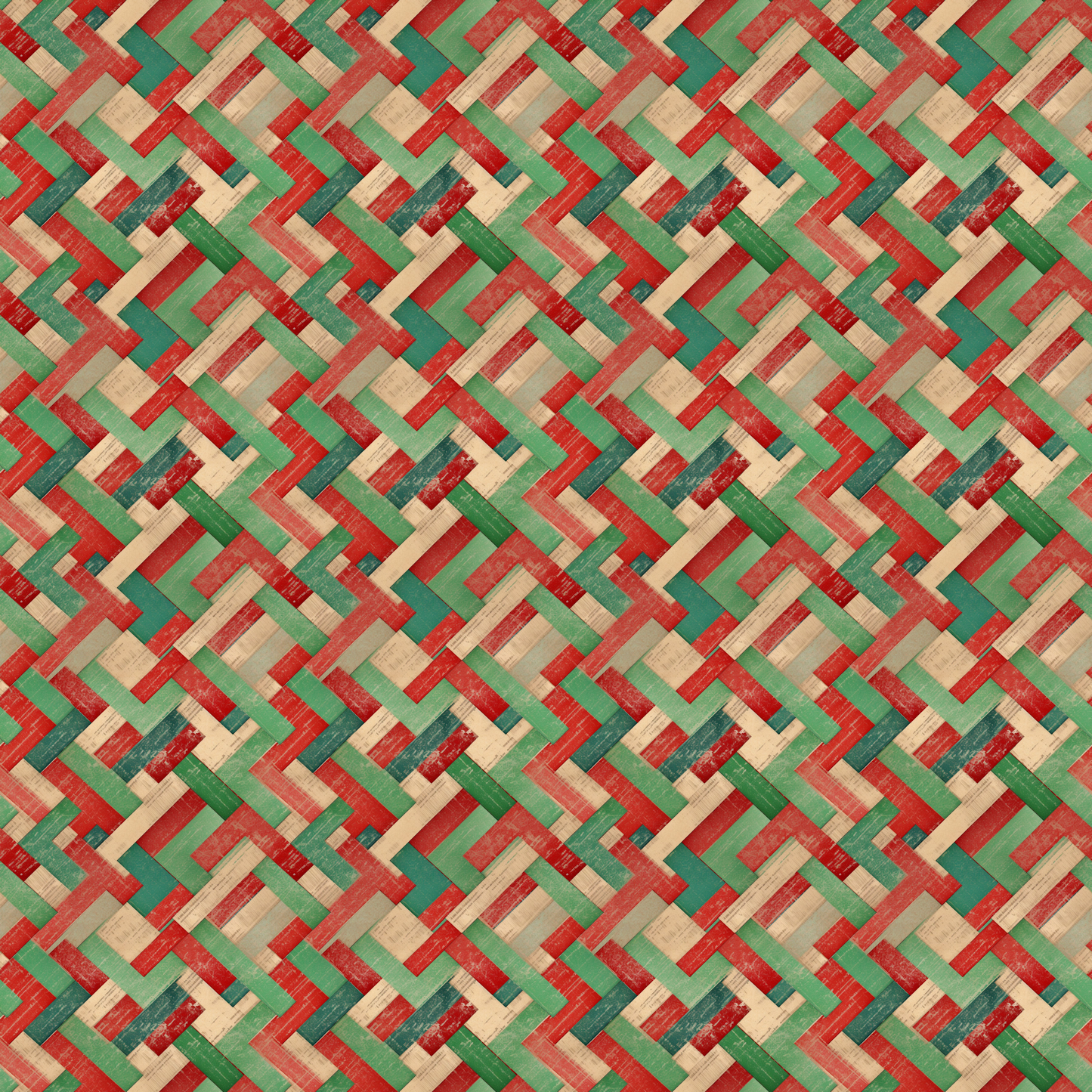 Cowboy Christmas Collection Christmas Cowboy Hat 12 x 12 Double-Sided Scrapbook Paper by SSC Designs - 15 Pack