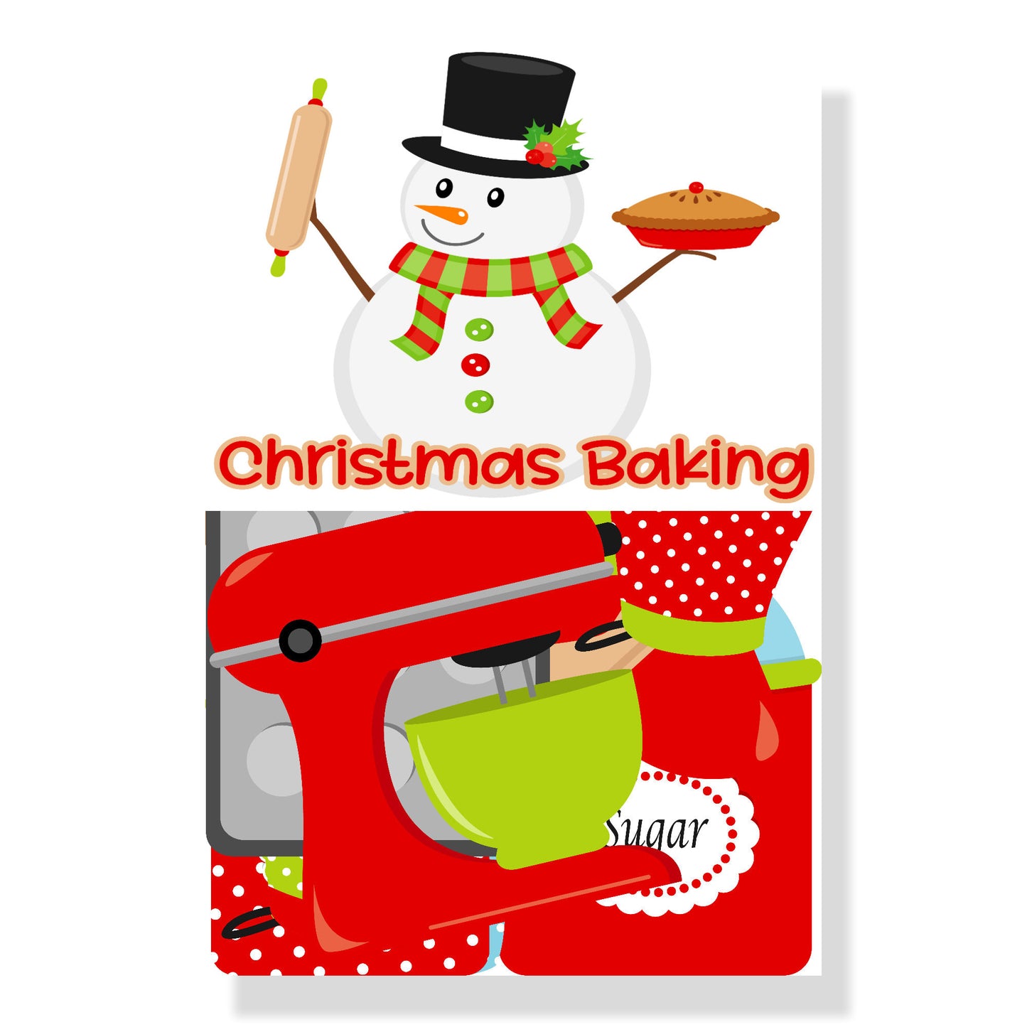 Christmas Baking 12 x 12 Scrapbook Collection Kit by SSC Designs - 3 Kits