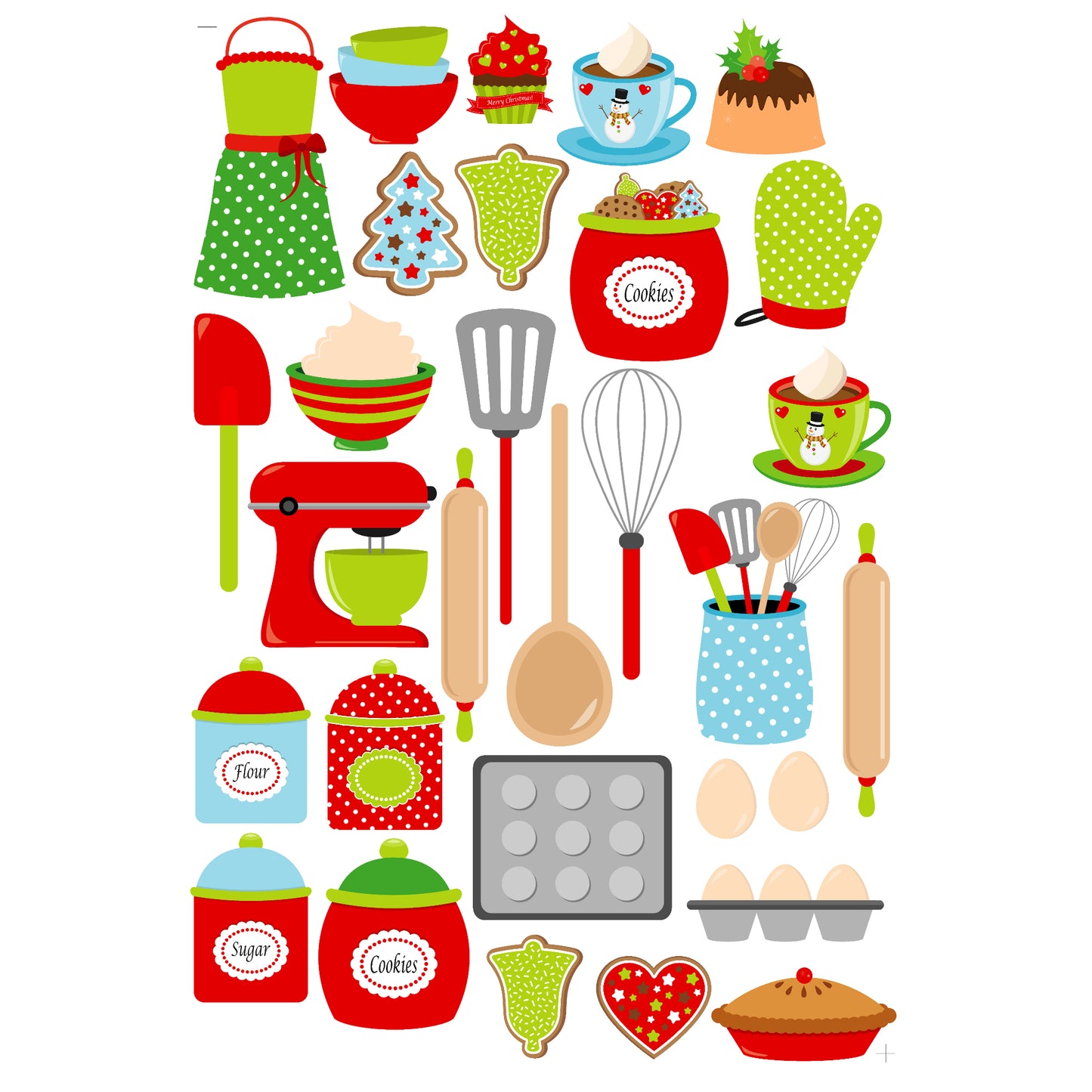 Christmas Baking 12 x 12 Scrapbook Collection Kit by SSC Designs - 3 Kits