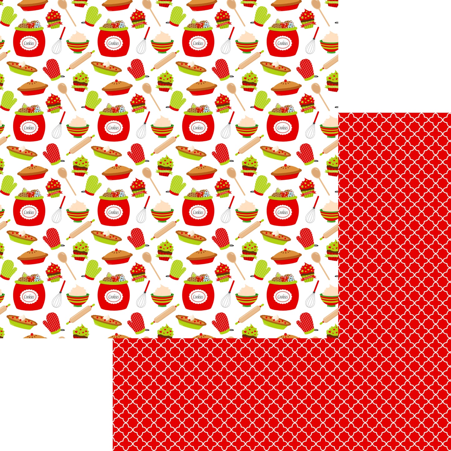 Christmas Baking 12 x 12 Scrapbook Collection Kit by SSC Designs - 3 Kits