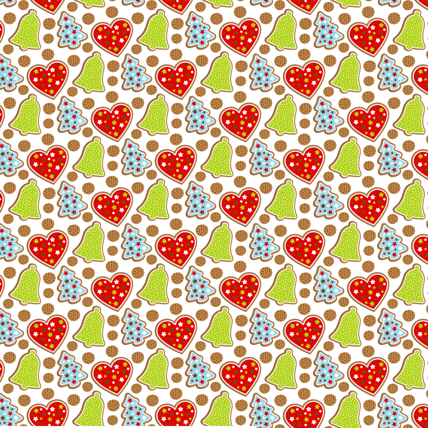 Christmas Baking Collection Christmas Cookies 12 x 12 Double-Sided Scrapbook Paper by SSC Designs