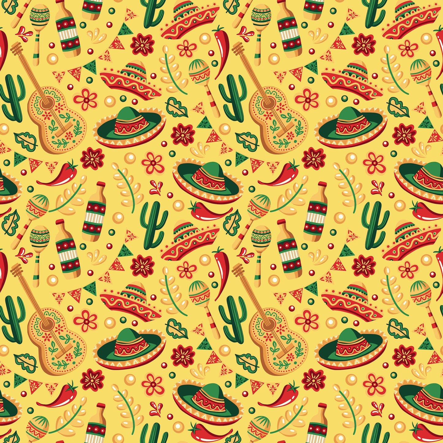 Cinco De Mayo Collection Fiesta 12 x 12 Double-Sided Scrapbook Paper by SSC Designs
