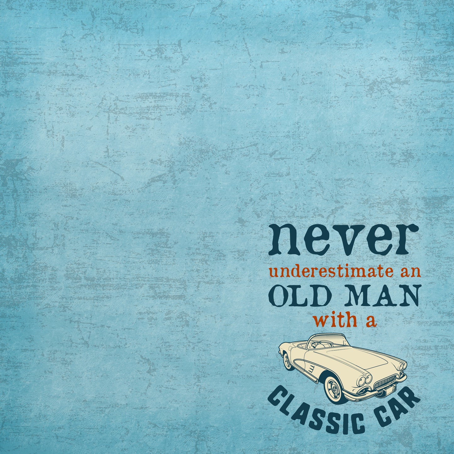 Classic Cars Collection Old Men & Classic Cars 12 x 12 Double-Sided Scrapbook Paper by SSC Designs - 15 Pack