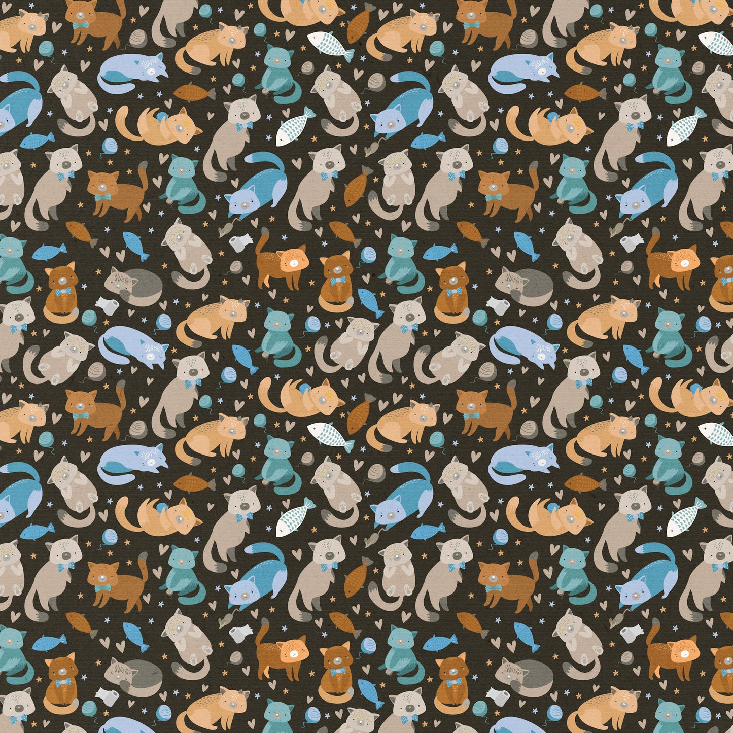 Cat Lover Collection Meow Magic 12 x 12 Double-Sided Scrapbook Paper by SSC Designs - 15 Pack
