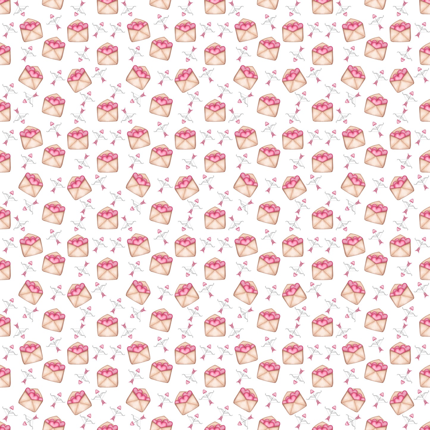 Cupid's Calling Collection Love Notes 12 x 12 Double-Sided Scrapbook Paper by SSC Designs - 15 Pack