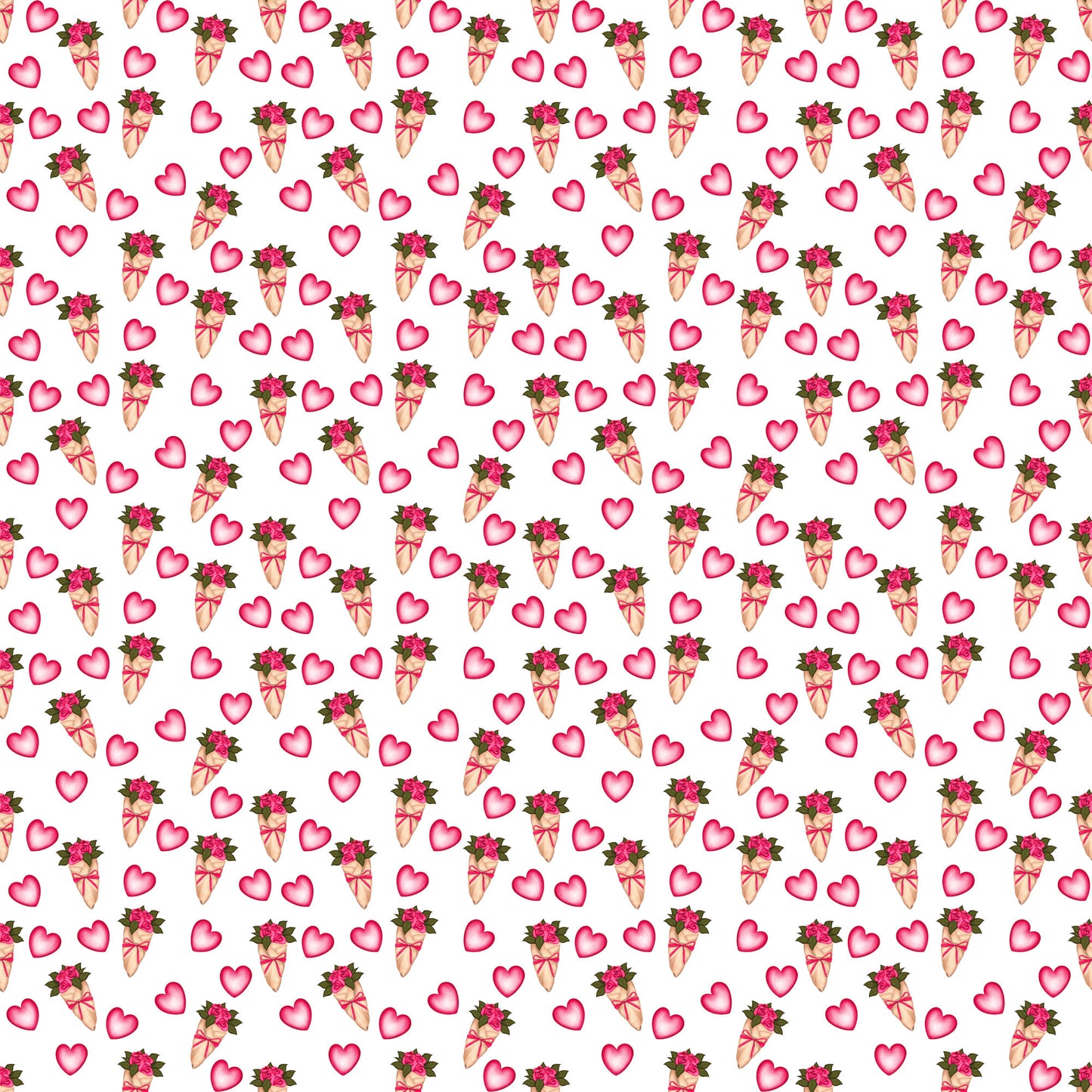 Cupid's Calling Collection Love Notes 12 x 12 Double-Sided Scrapbook Paper by SSC Designs - 15 Pack