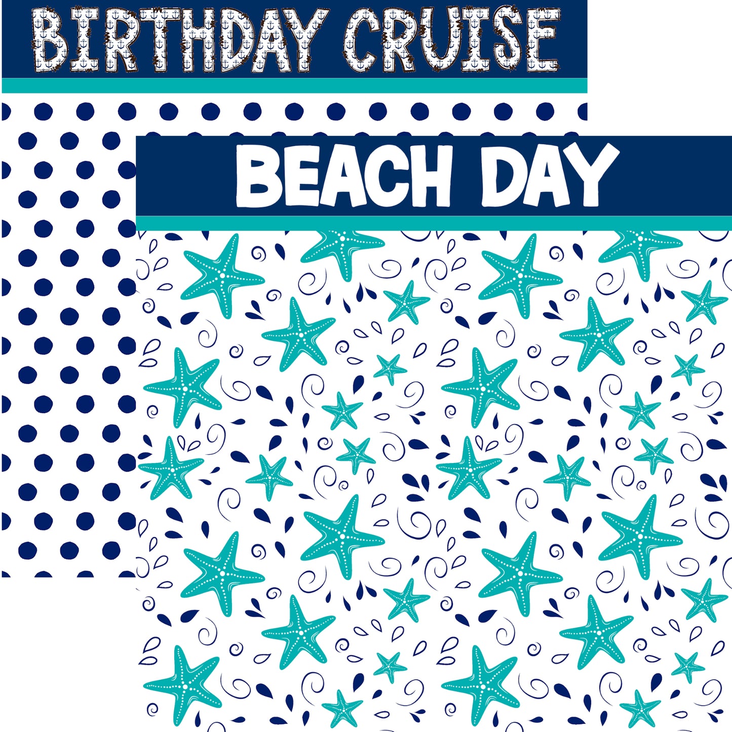 Cruise 12 x 12 Scrapbook Paper Pack & Embellishment Kit - 3 Kits