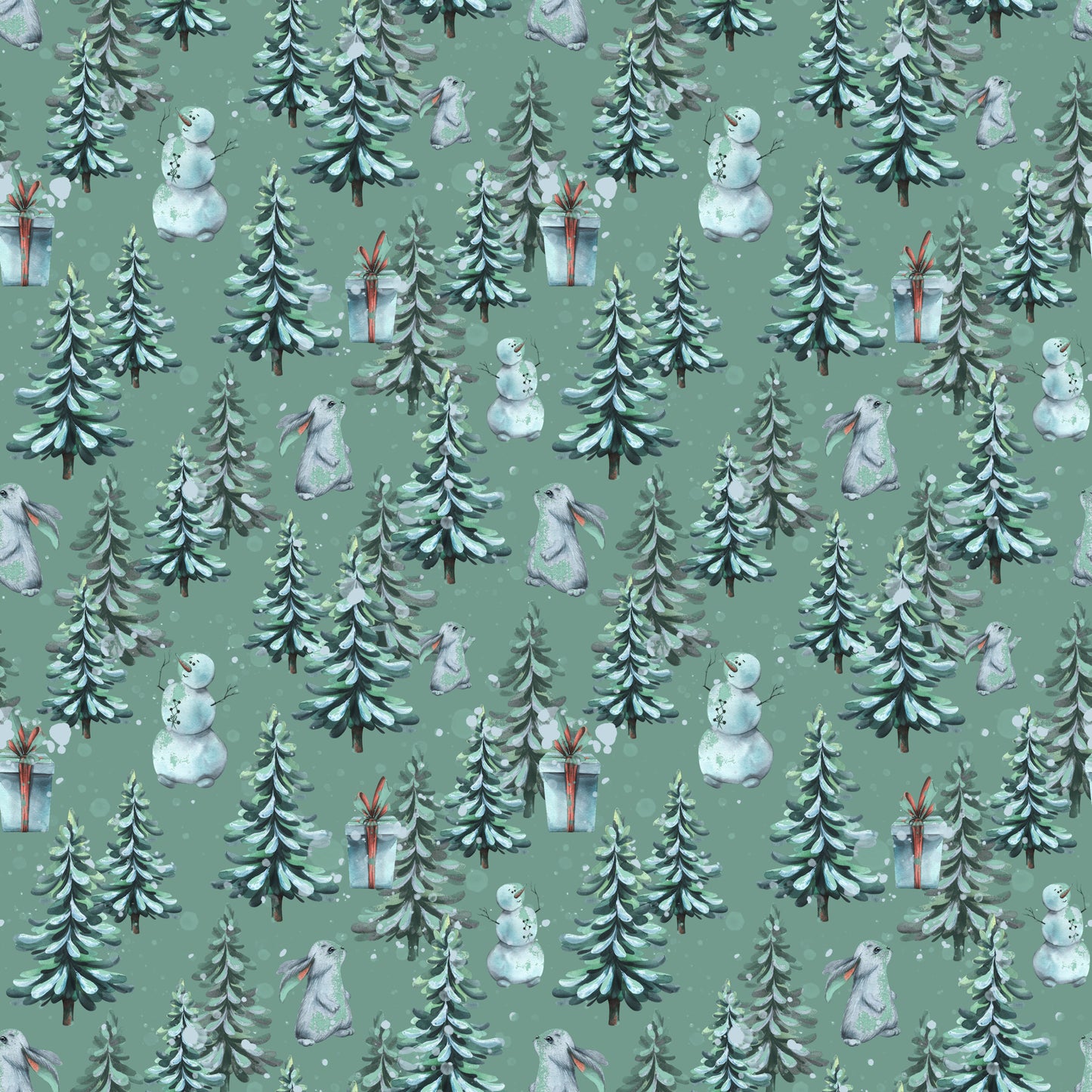 Cozy Winter Collection Wintery Woods 12 x 12 Double-Sided Scrapbook Paper by SSC Designs - 15 Pack