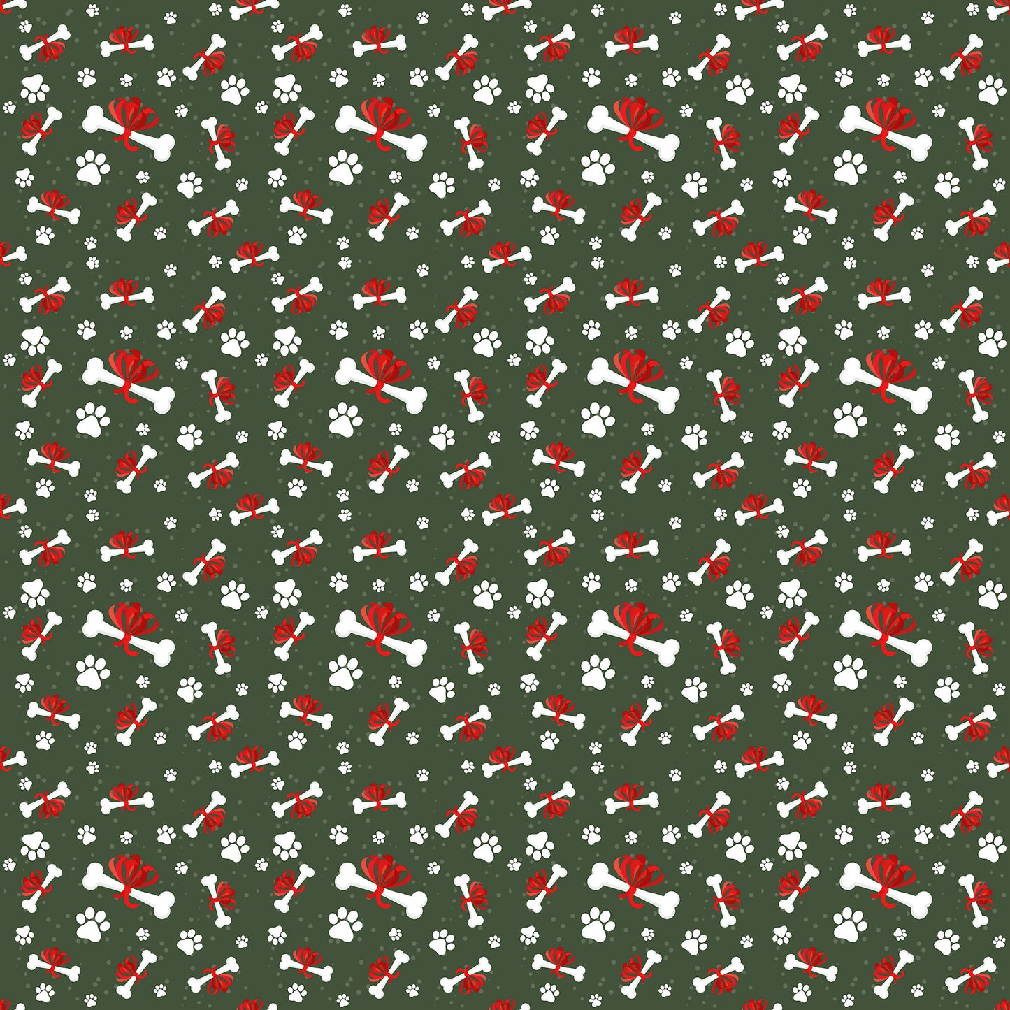 Merry Woofmas Collection Bring Me Bones 12 x 12 Double-Sided Scrapbook Paper by SSC Designs - 15 Pack