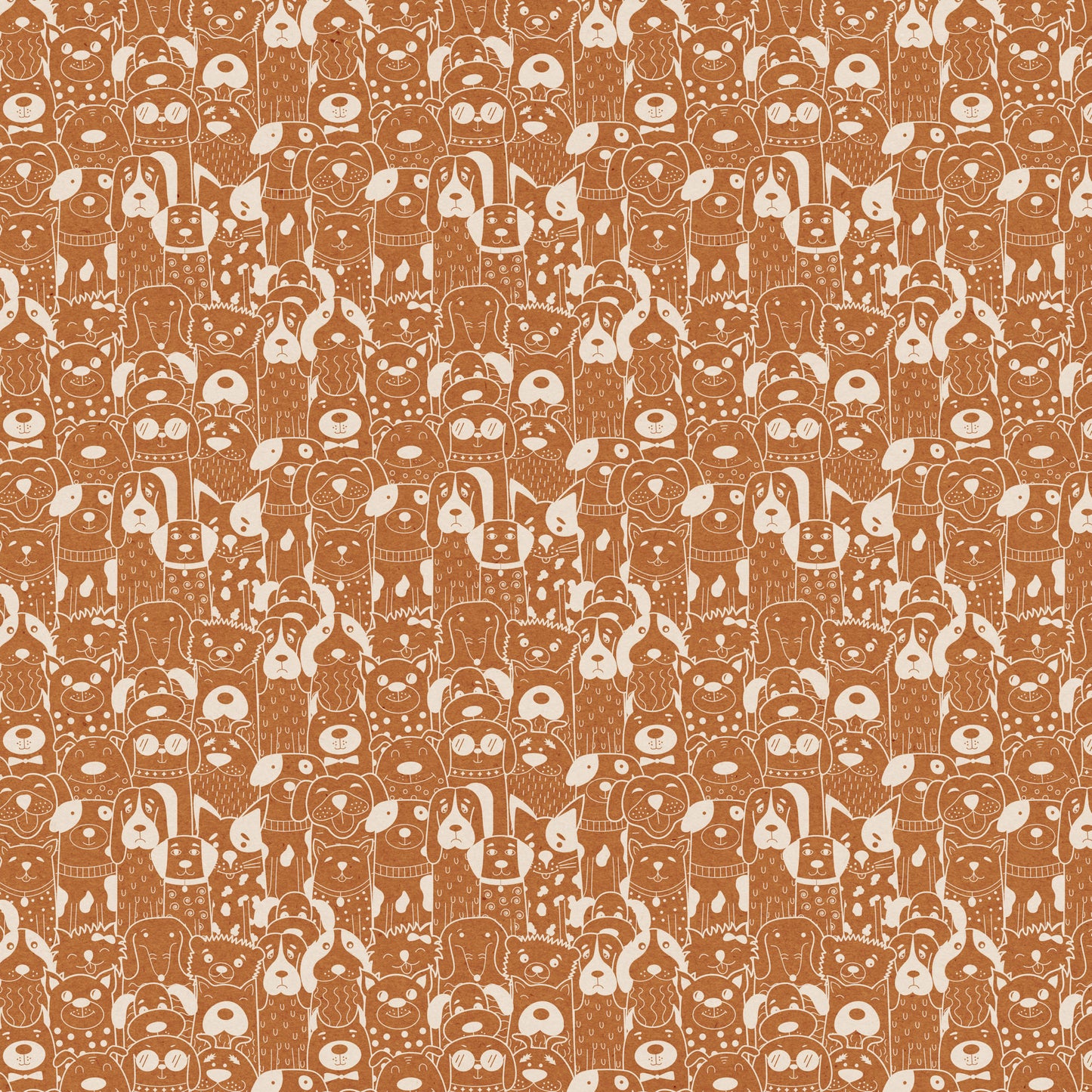 Dog Lover Collection Collars & Bones 12 x 12 Double-Sided Scrapbook Paper by SSC Designs - 15 Pack