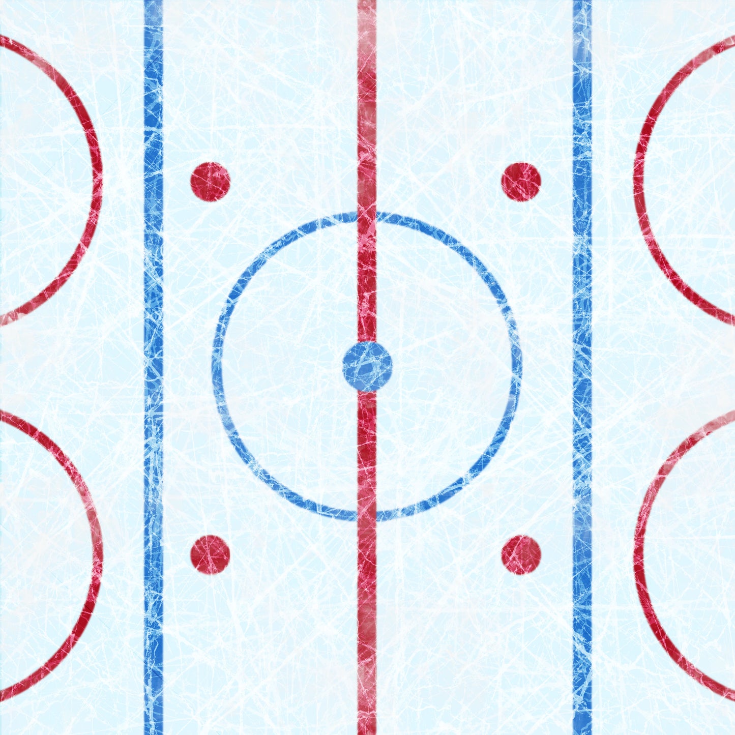 Drop The Puck Collection Center Ice 12 x 12 Double-Sided Scrapbook Paper - 15 Pack