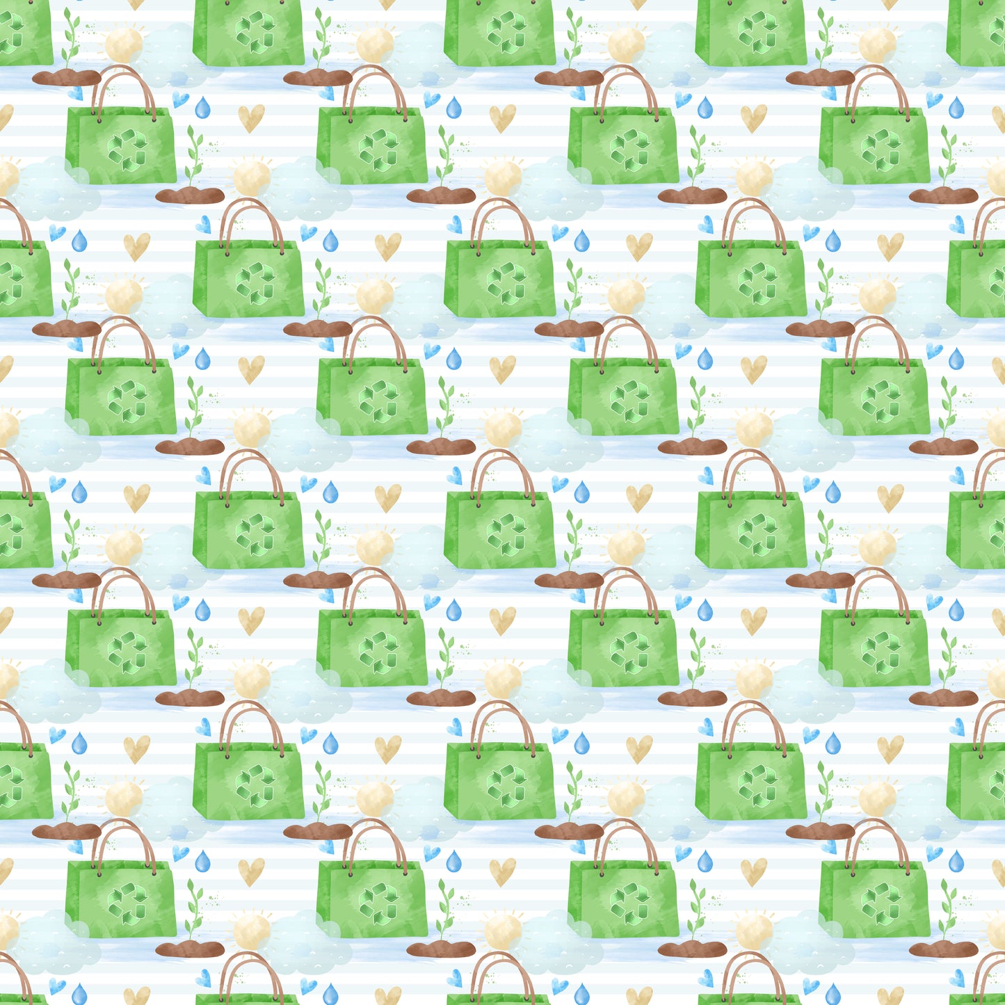 Earth Day Collection Plant A Tree 12 x 12 Double-Sided Scrapbook Paper by SSC Designs - 15 Pack