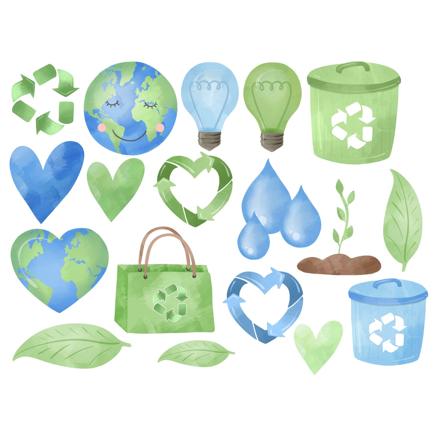 Earth Day Collection Laser Cut Ephemera Embellishments by SSC Designs - 3 Packs