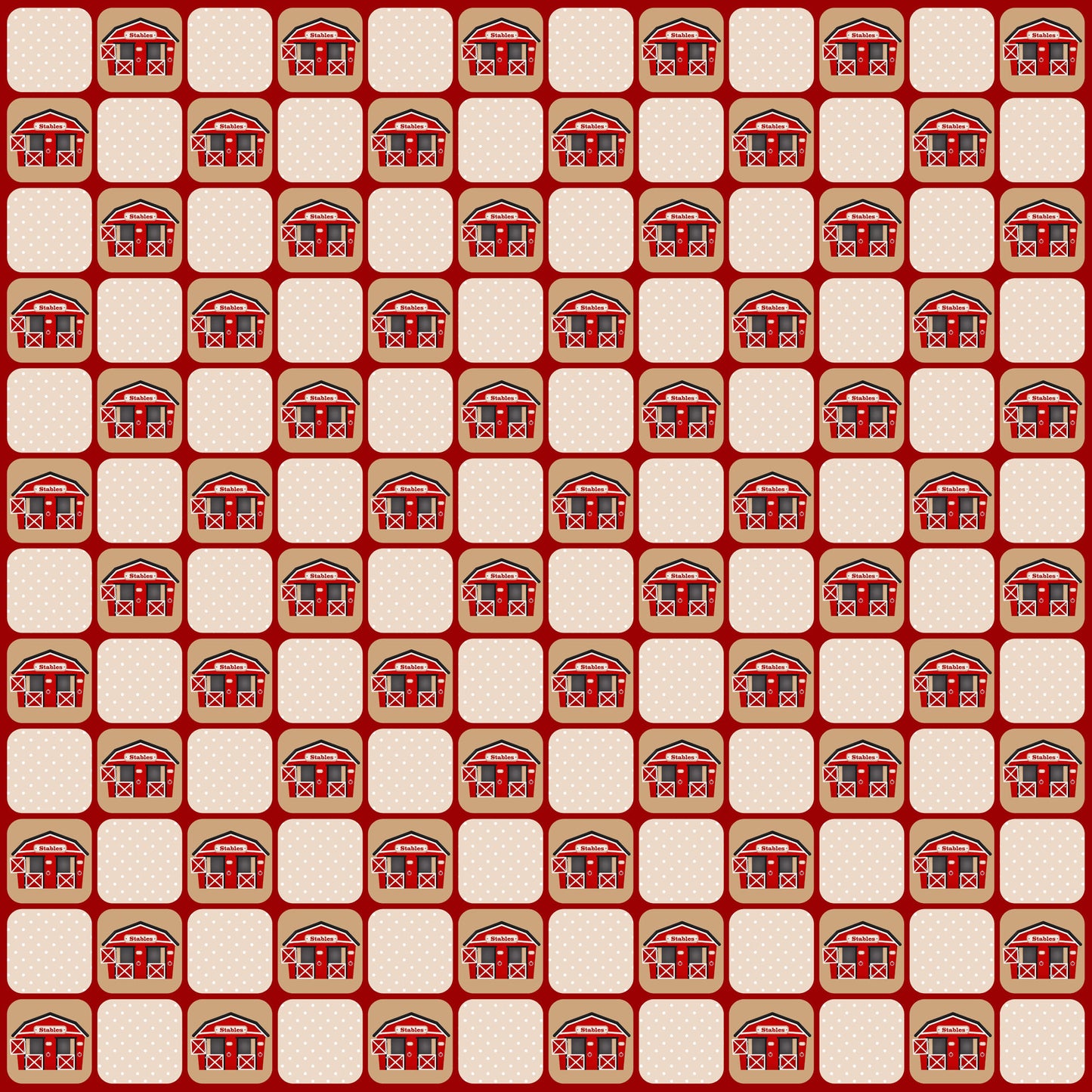 Equestrian Collection In The Stable 12 x 12 Double-Sided Scrapbook Paper by SSC Designs - 15 Pack