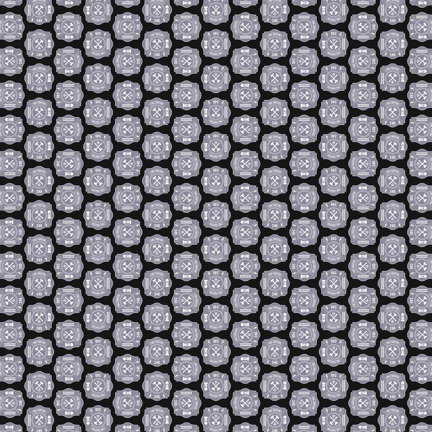 Occupation Collection Firefighter Uniform 12 x 12 Double-Sided Scrapbook Paper by SSC Designs - 15 Pack