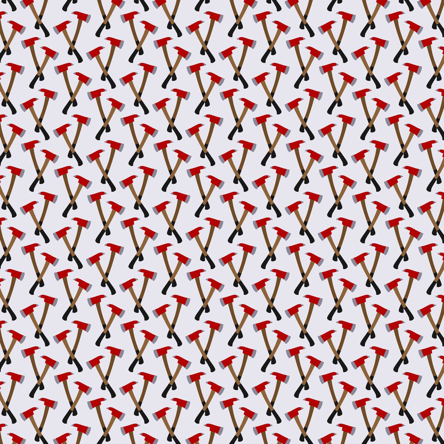 Occupation Collection Firefighter Axes 12 x 12 Double-Sided Scrapbook Paper by SSC Designs - 15 Pack