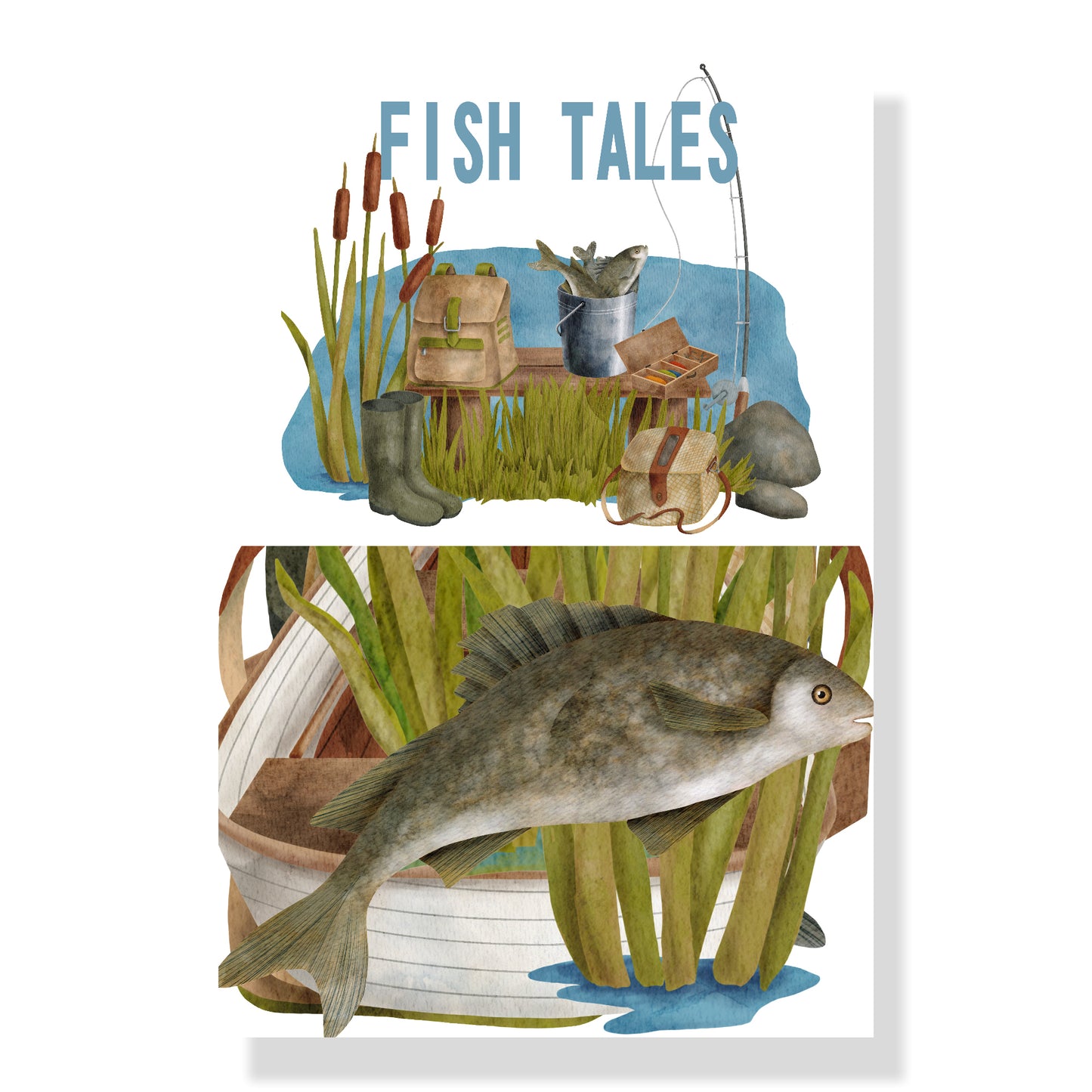 Fish Tales Collection Laser Cut Scrapbook Ephemera Embellishments by SSC Designs - 3 Packs