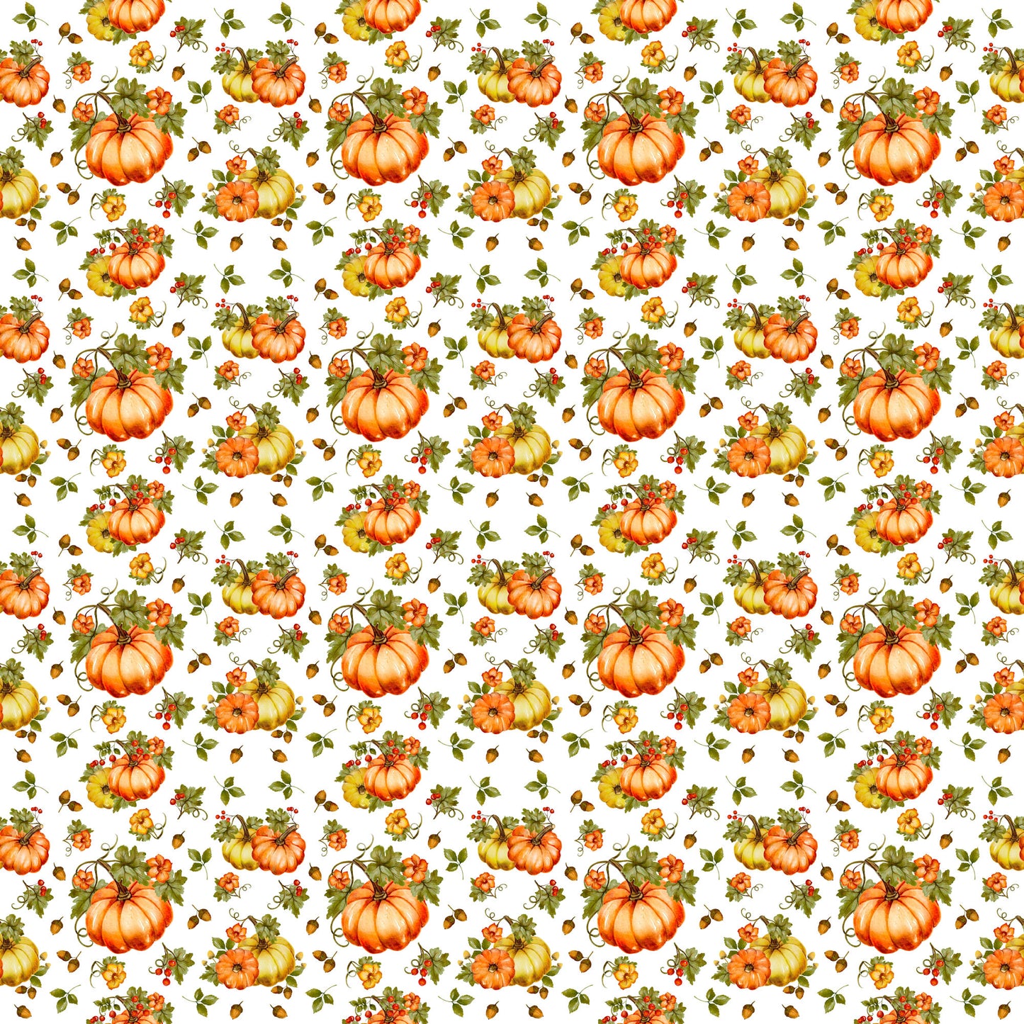 Favorite Fall Collection Plenty of Pumpkins 12 x 12 Double-Sided Scrapbook Paper by SSC Designs - 15 Pack