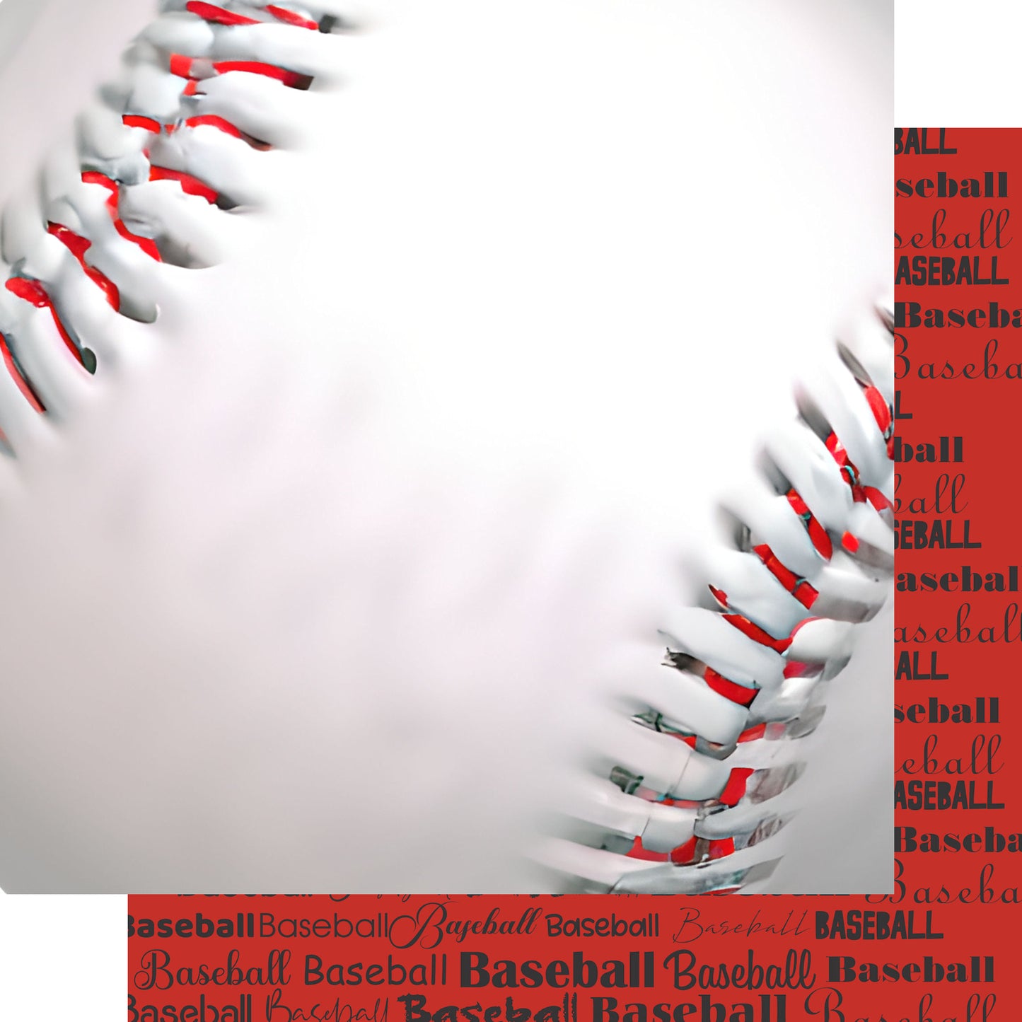 Go Big Sports Collection Baseball 12 x 12 Double-Sided Scrapbook Paper by SSC Designs - 15 Pack