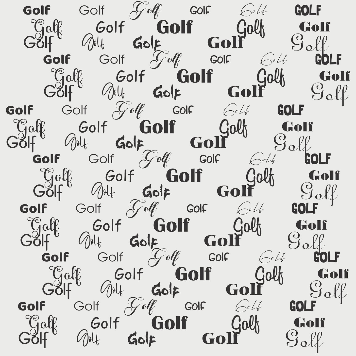 Go Big Sports Collection Golf 12 x 12 Double-Sided Scrapbook Paper by SSC Designs - 15 Pack