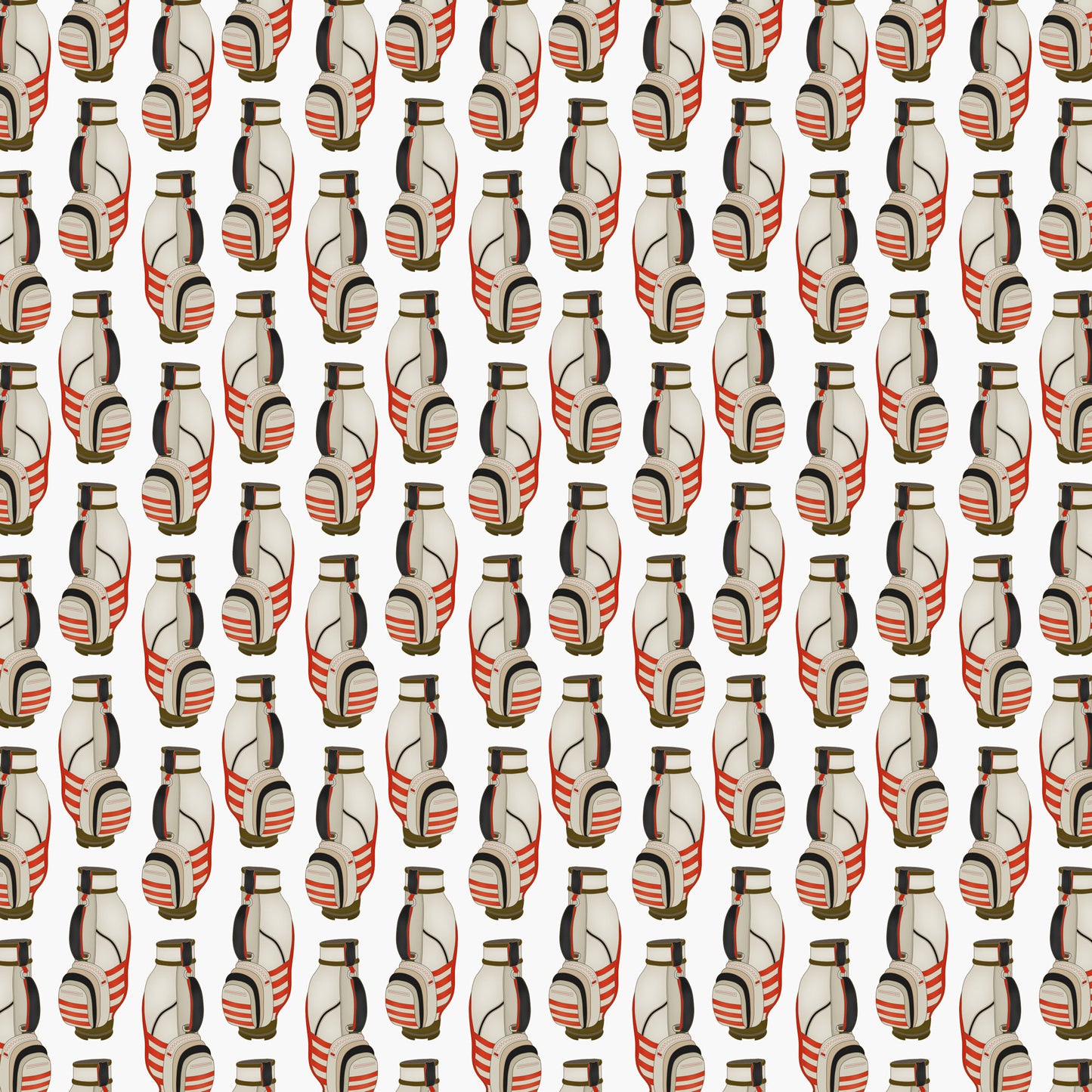 Golfing Collection Golf Equipment 12 x 12 Double-Sided Scrapbook Paper by SSC Designs - 15 Pack