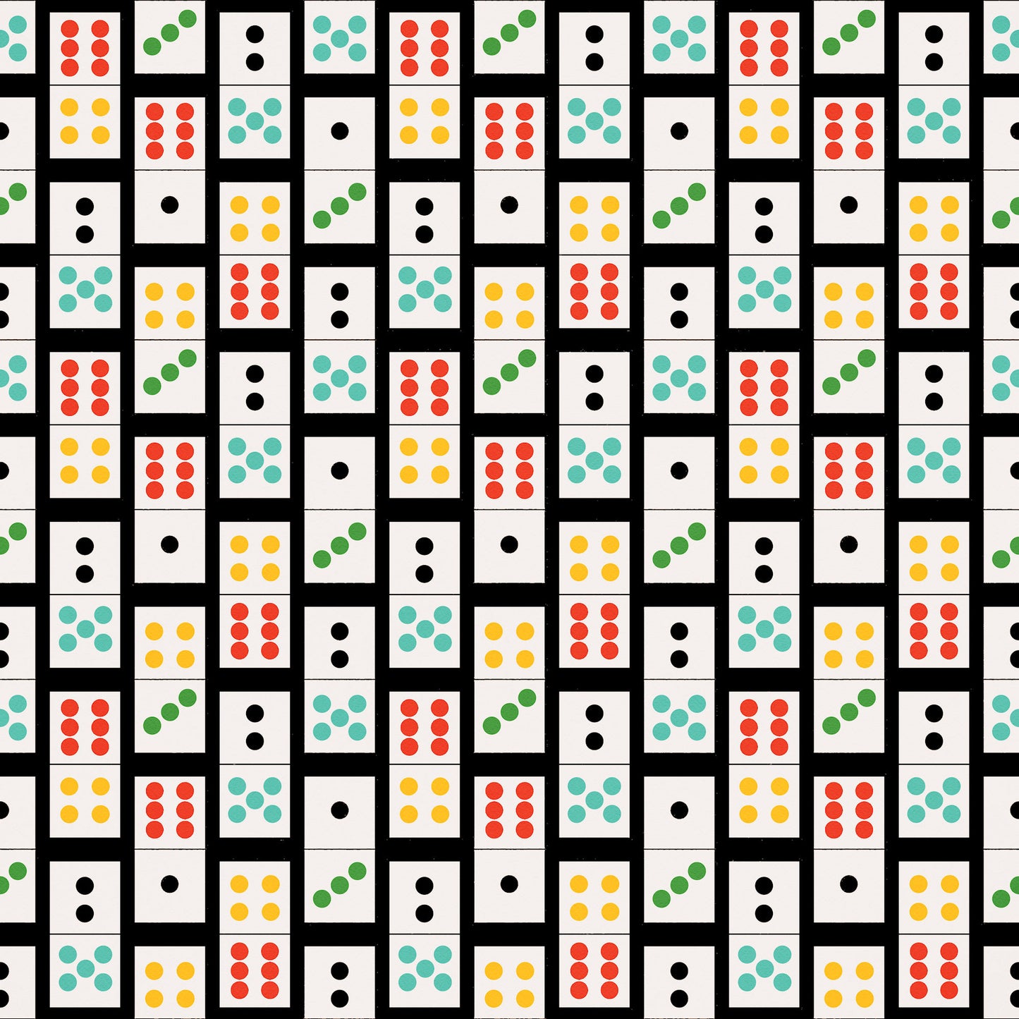 Game Night Collection Domino Delight 12 x 12 Double-Sided Scrapbook Paper by SSC Designs - 15 Pack