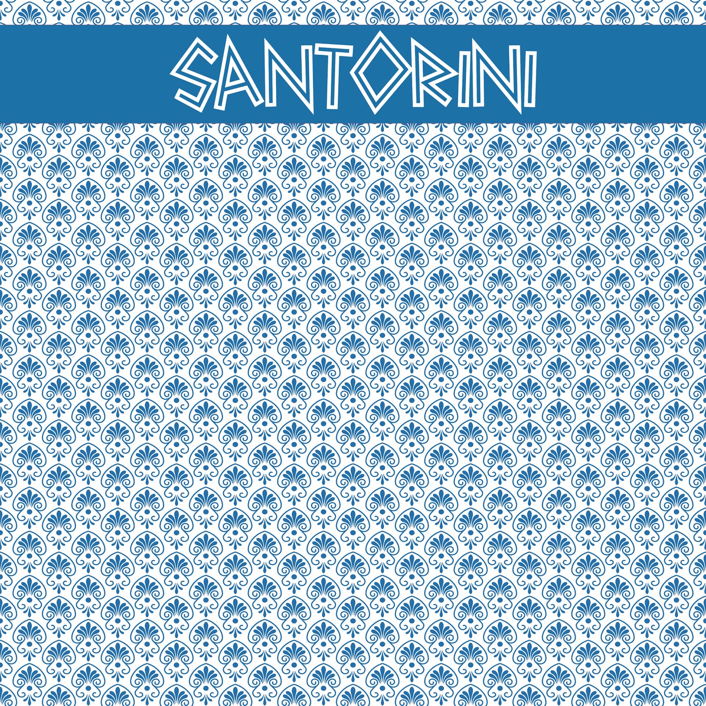 Greece Collection Santorini 12 x 12 Double-Sided Scrapbook Paper by SSC Designs - 15 Pack